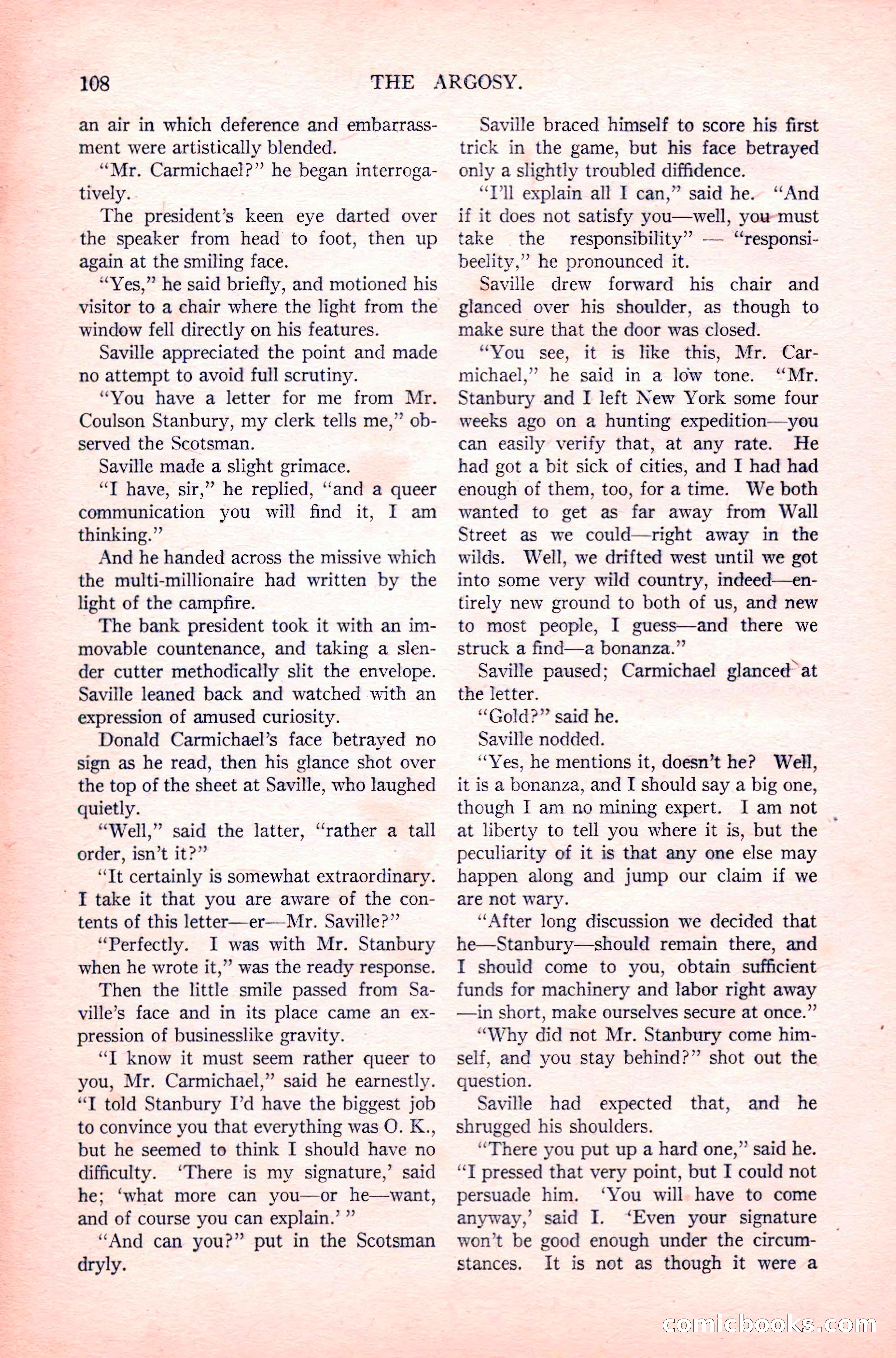 The Argosy, Vol. 83 No. 1 — page 118 of 204