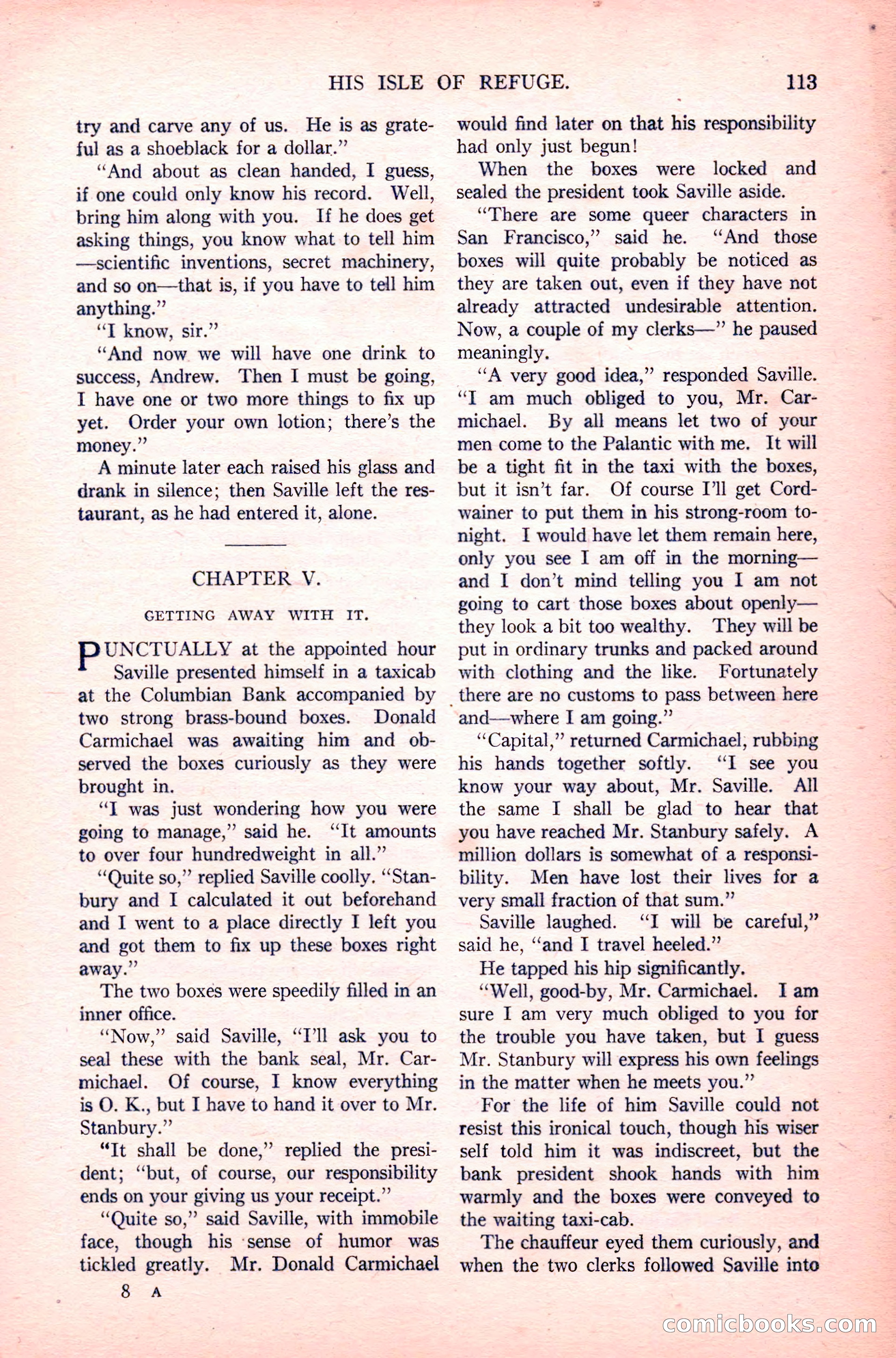 The Argosy, Vol. 83 No. 1 — page 123 of 204