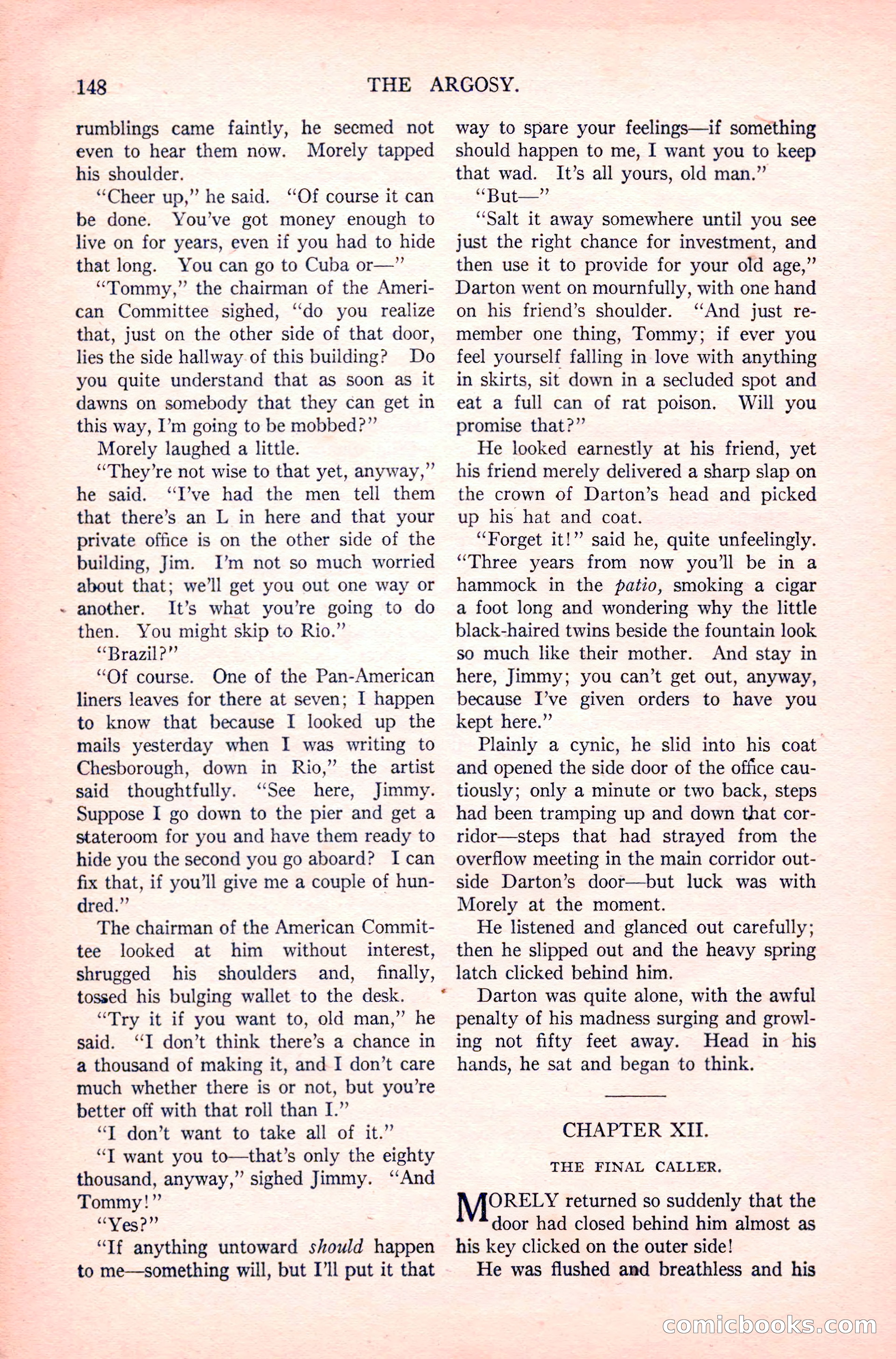 The Argosy, Vol. 83 No. 1 — page 158 of 204