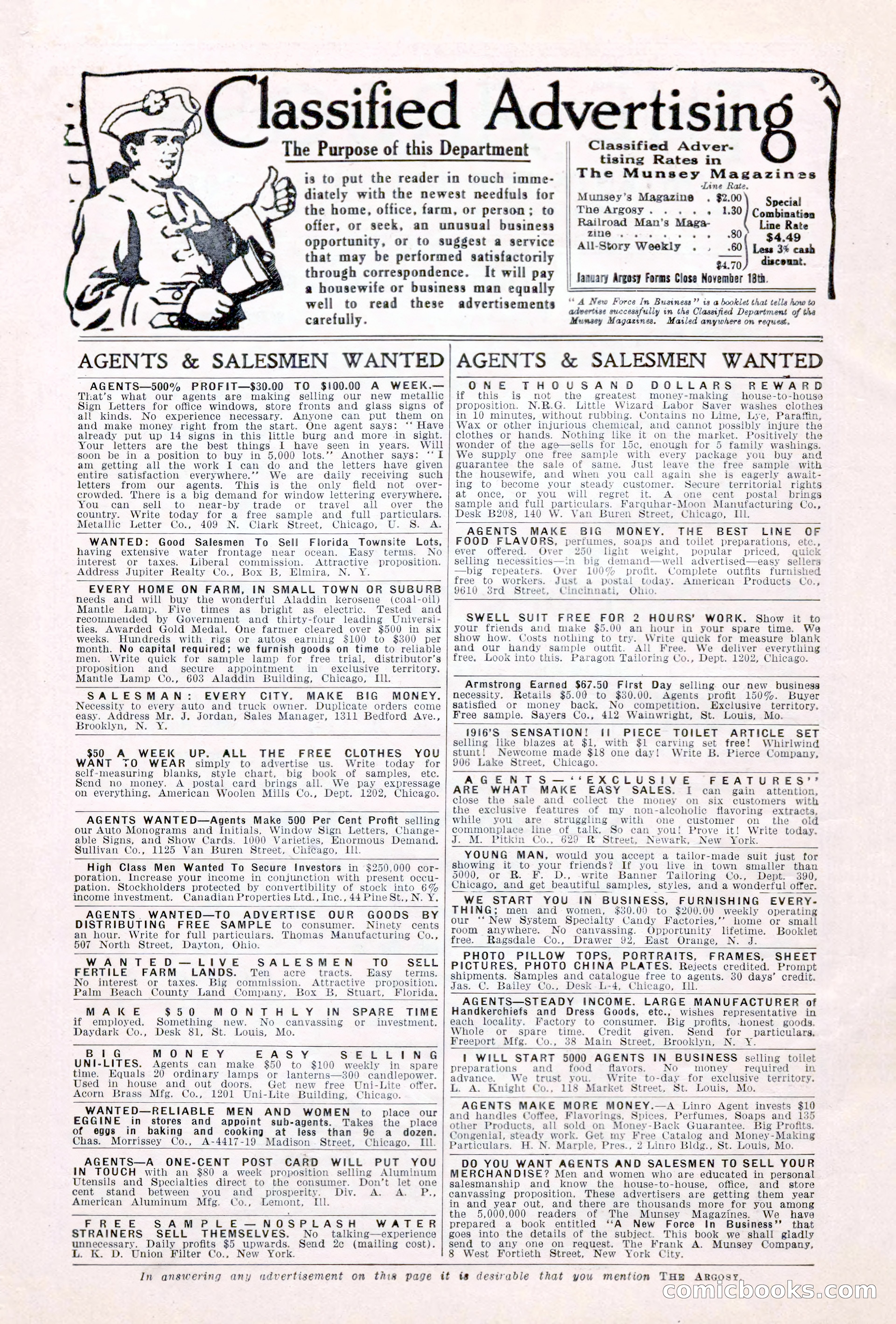 The Argosy, Vol. 84 No. 1 — page 6 of 212