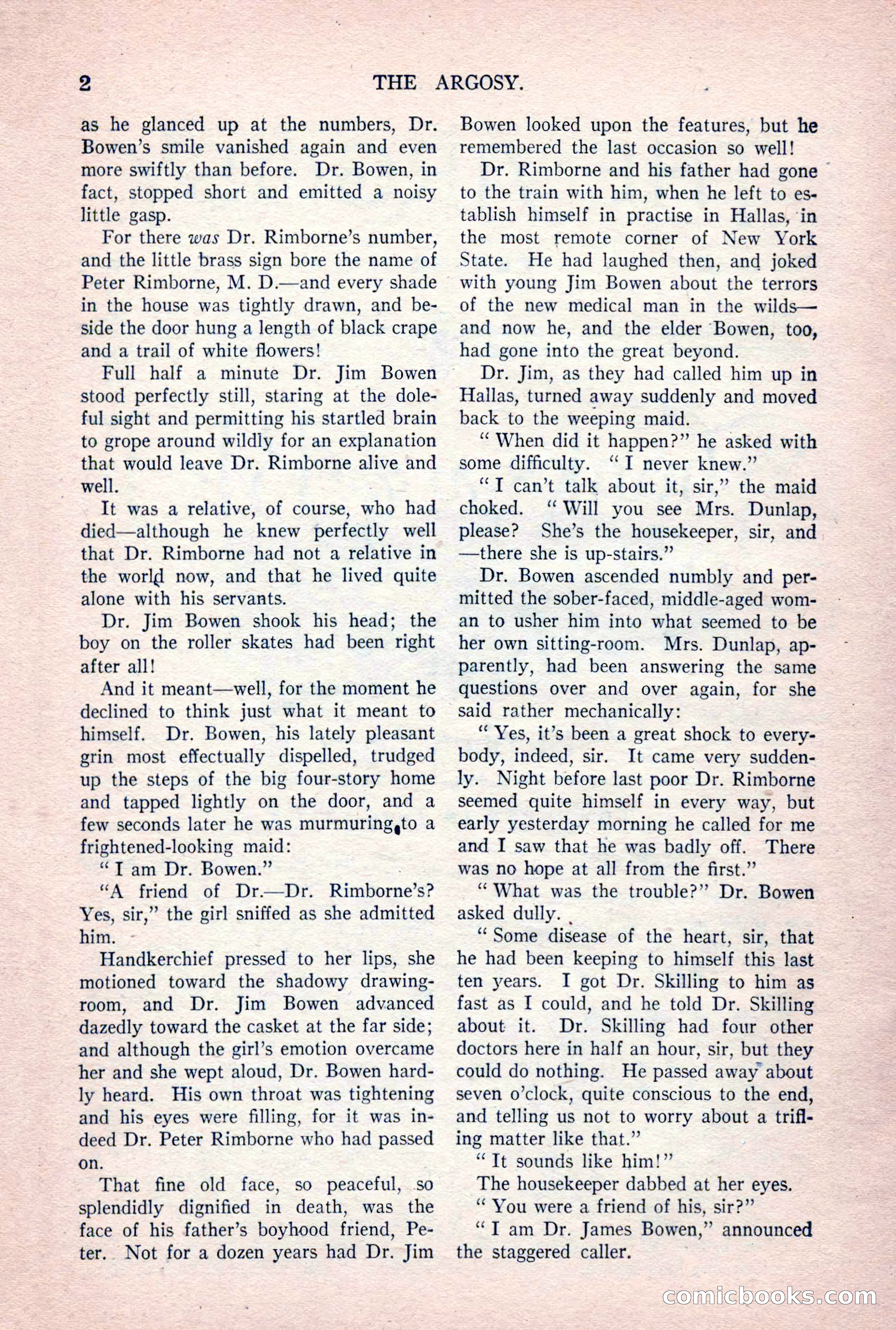 The Argosy, Vol. 84 No. 1 — page 12 of 212