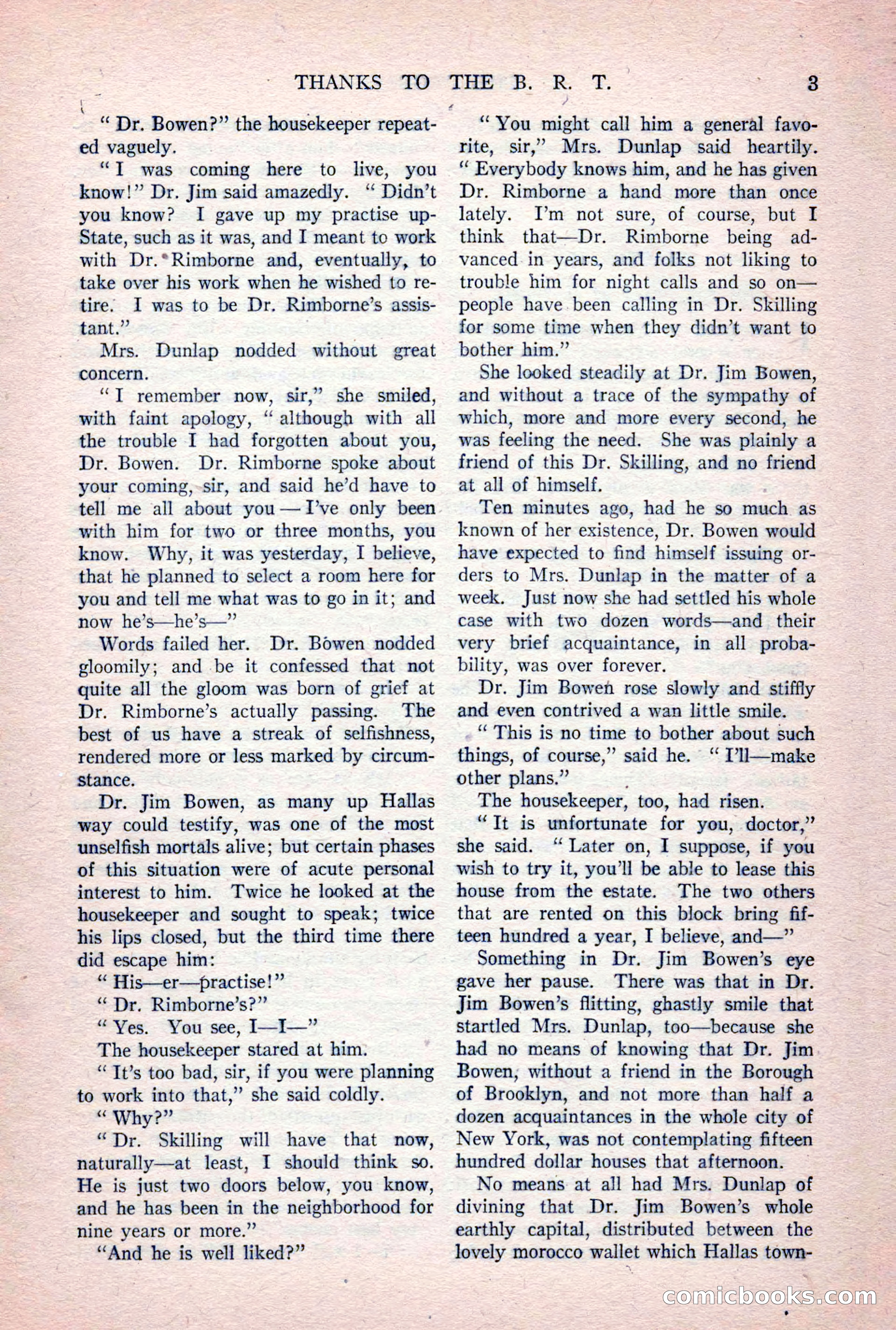 The Argosy, Vol. 84 No. 1 — page 13 of 212