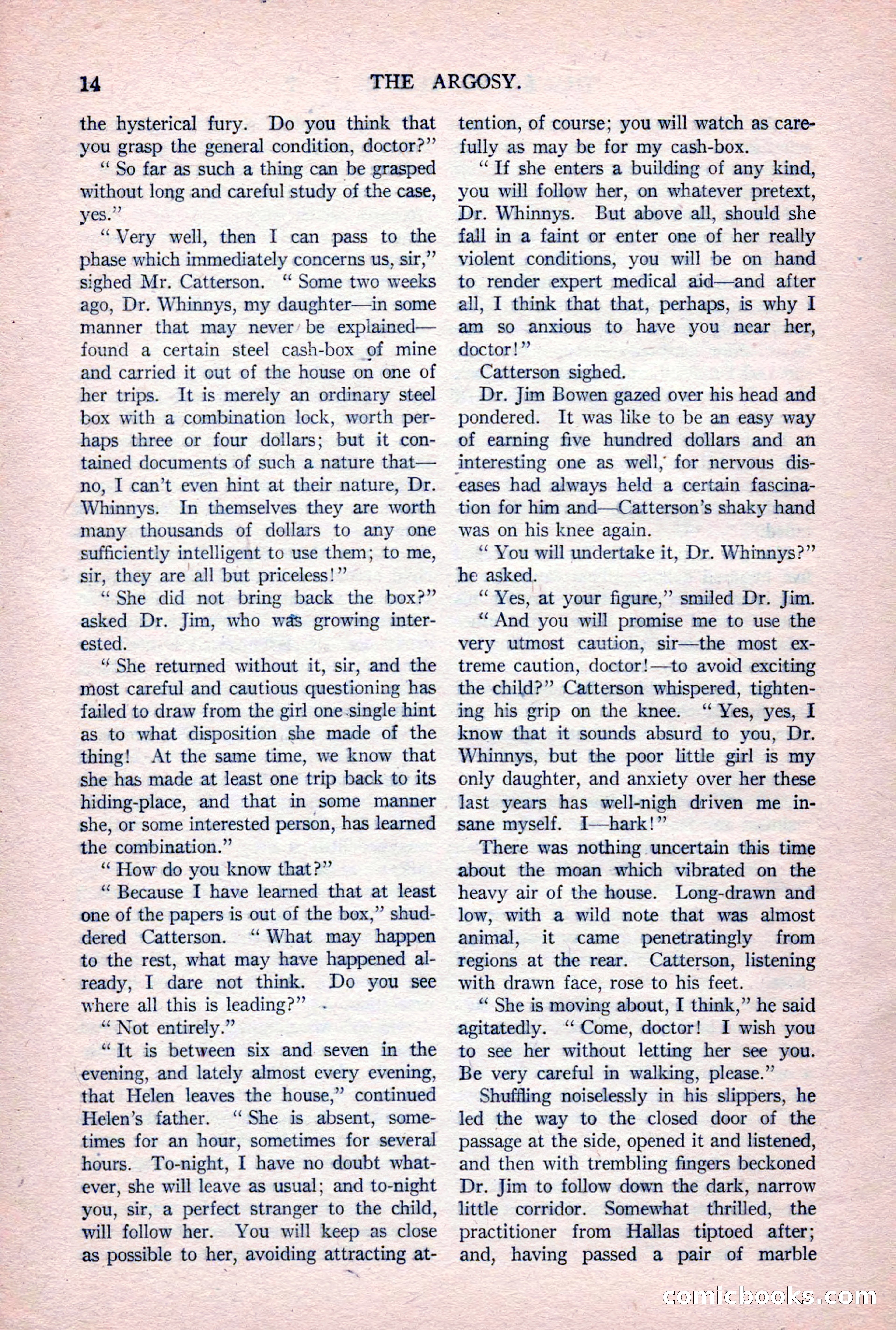The Argosy, Vol. 84 No. 1 — page 24 of 212