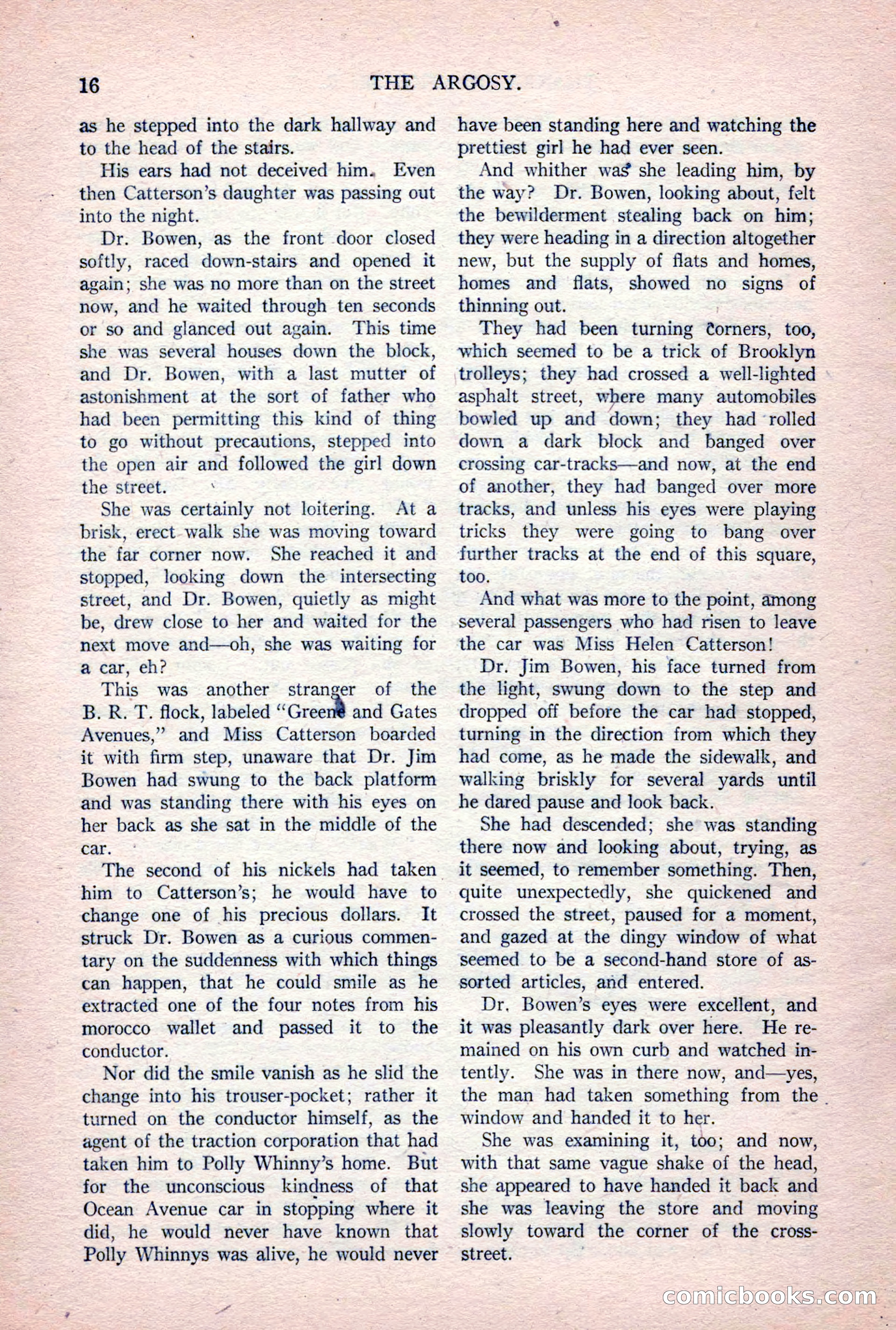 The Argosy, Vol. 84 No. 1 — page 26 of 212