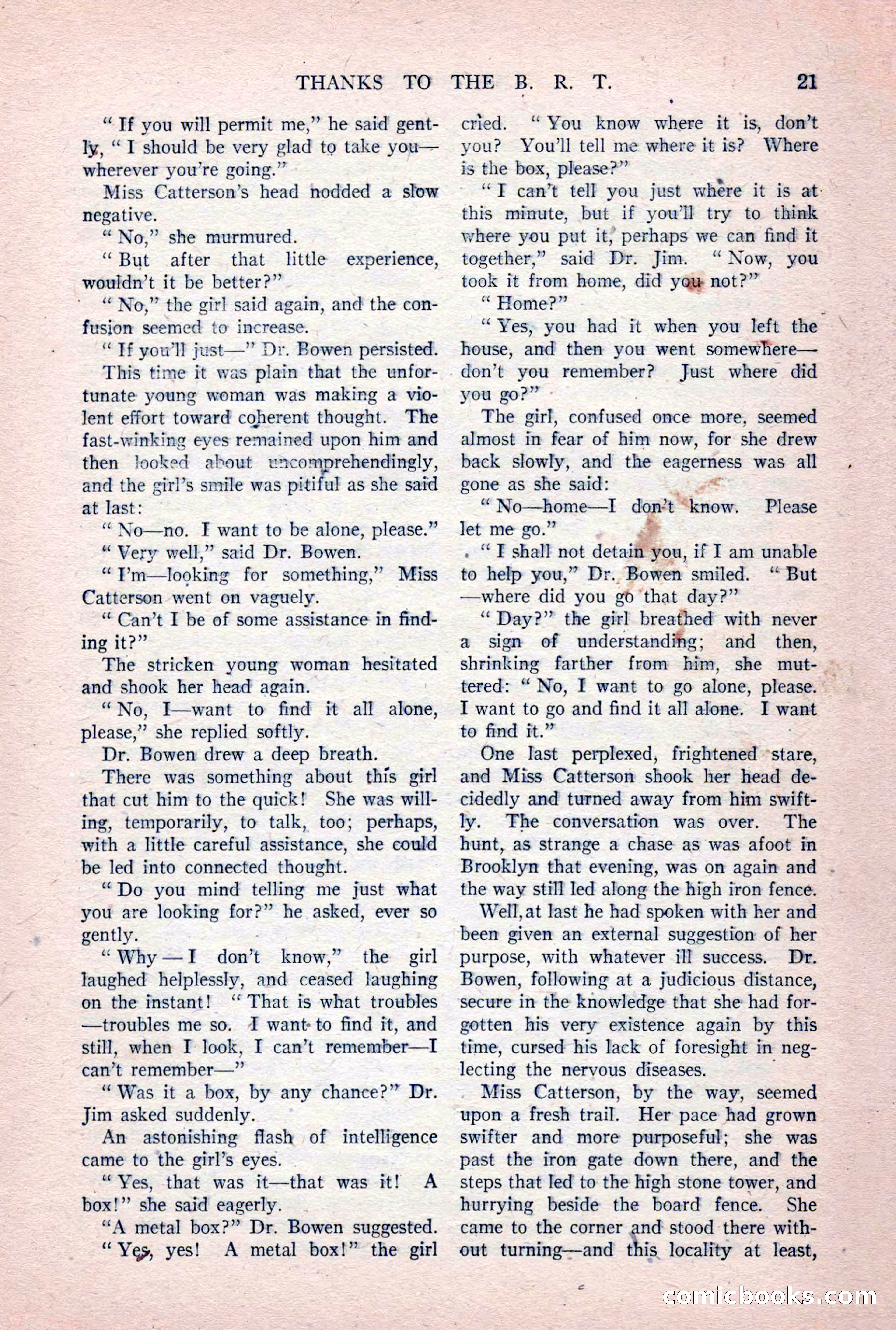 The Argosy, Vol. 84 No. 1 — page 31 of 212
