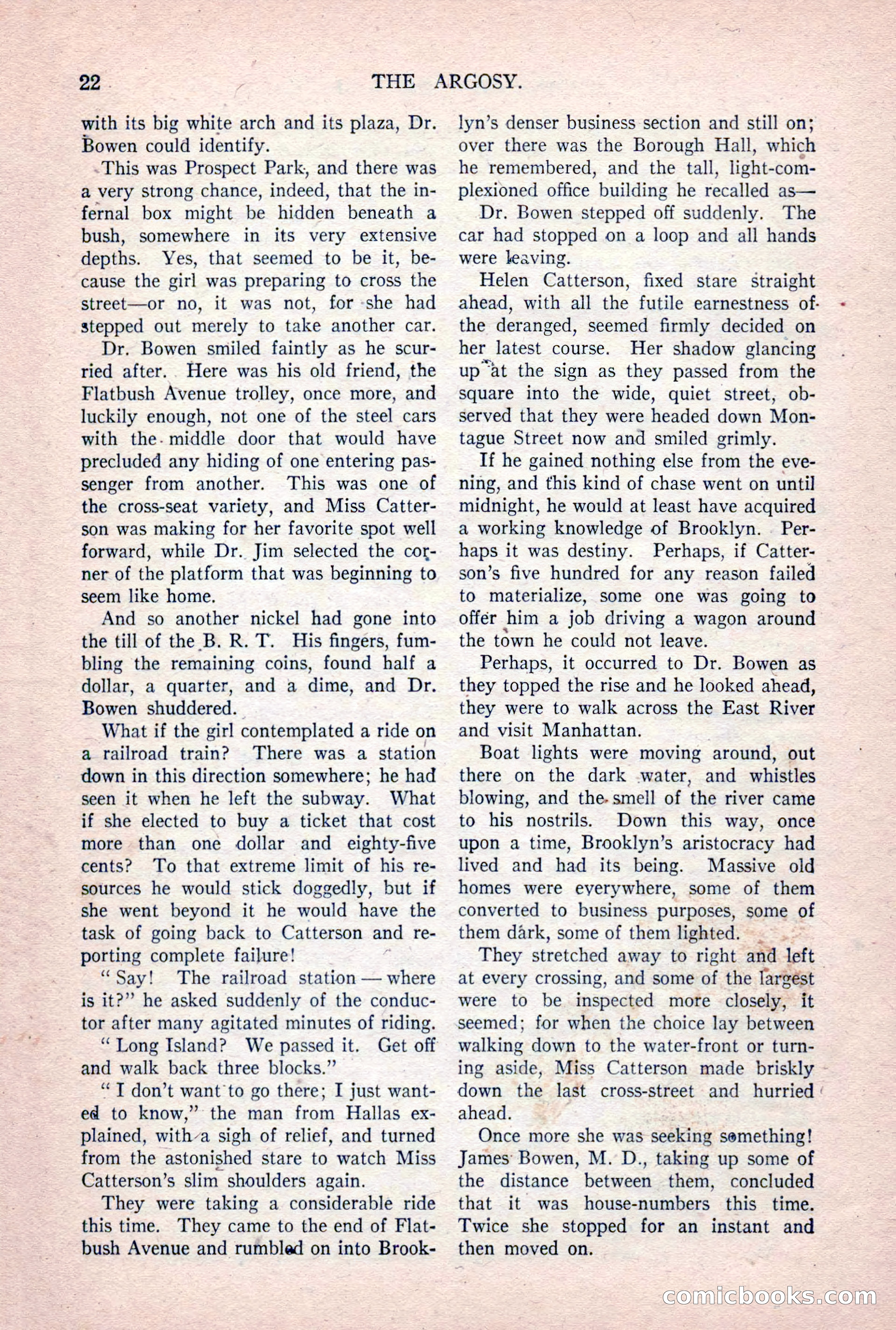The Argosy, Vol. 84 No. 1 — page 32 of 212