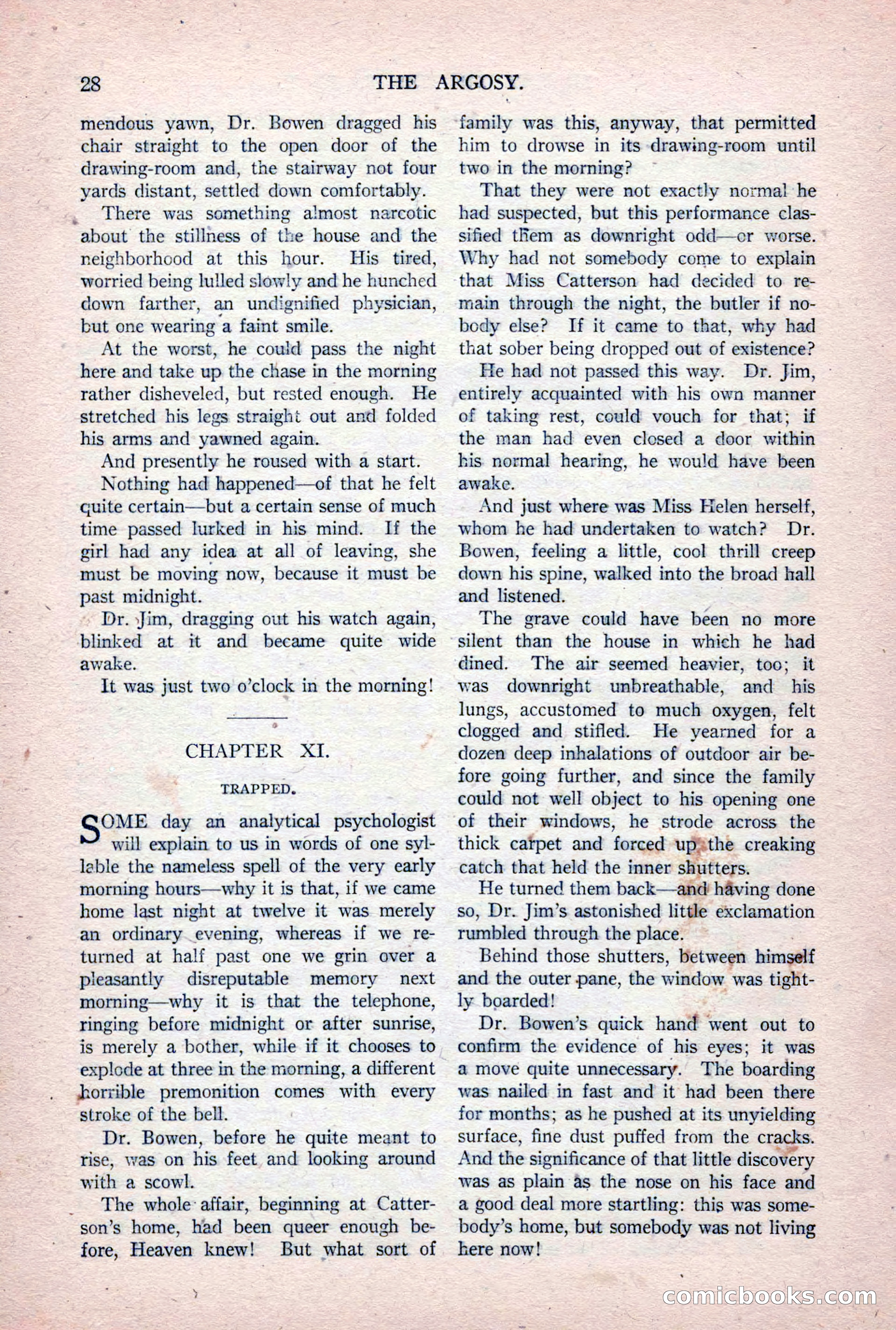 The Argosy, Vol. 84 No. 1 — page 38 of 212