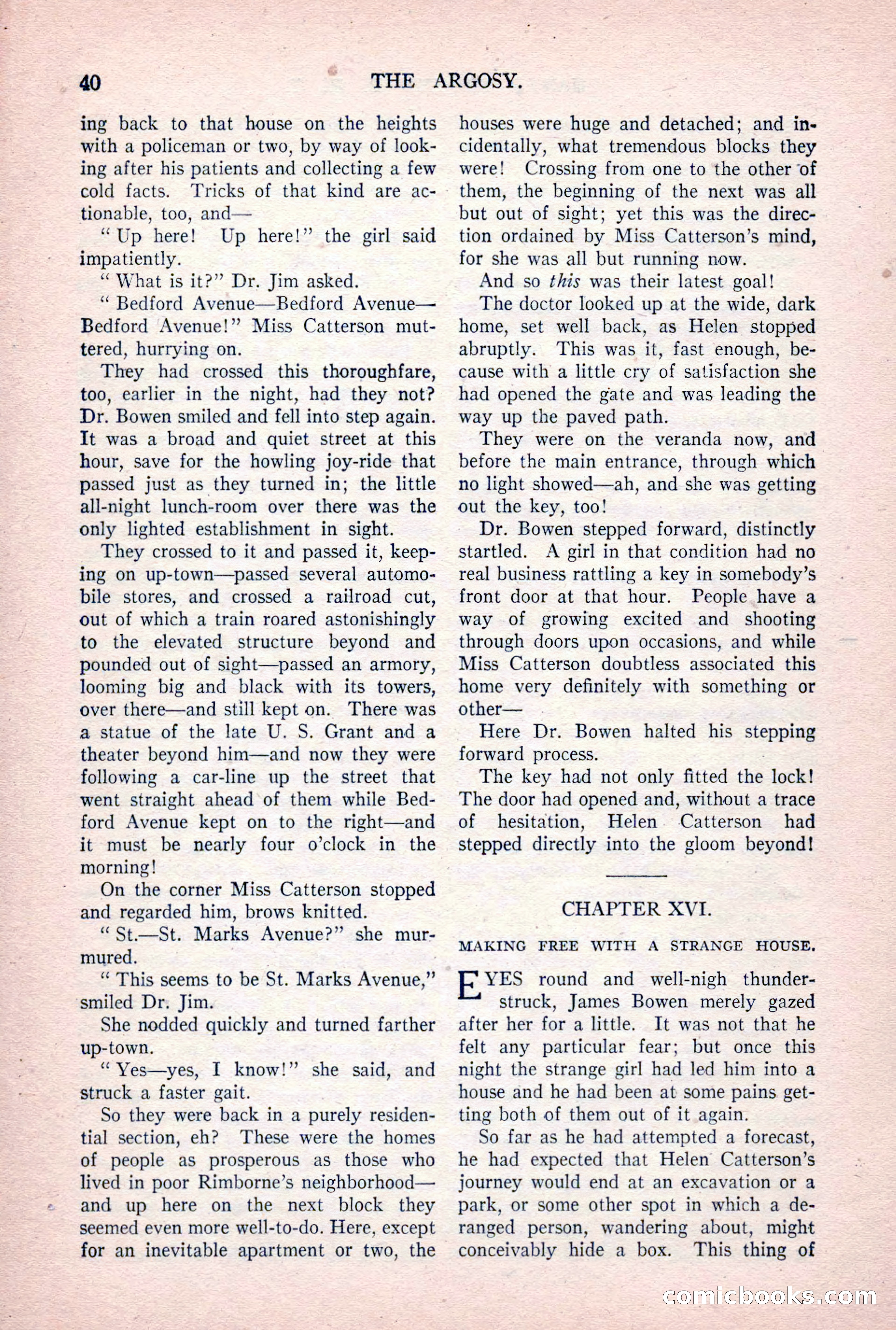 The Argosy, Vol. 84 No. 1 — page 50 of 212