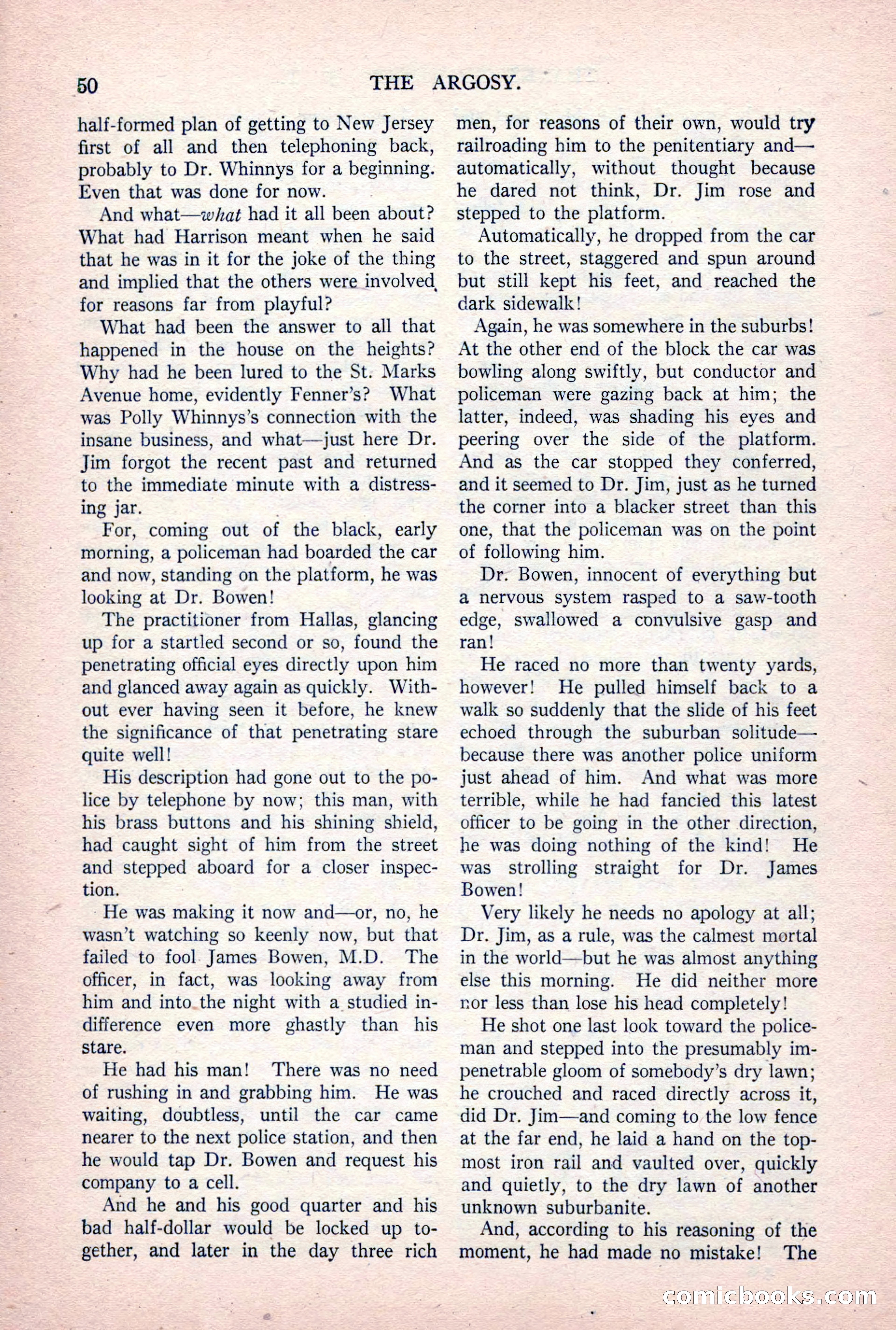The Argosy, Vol. 84 No. 1 — page 60 of 212