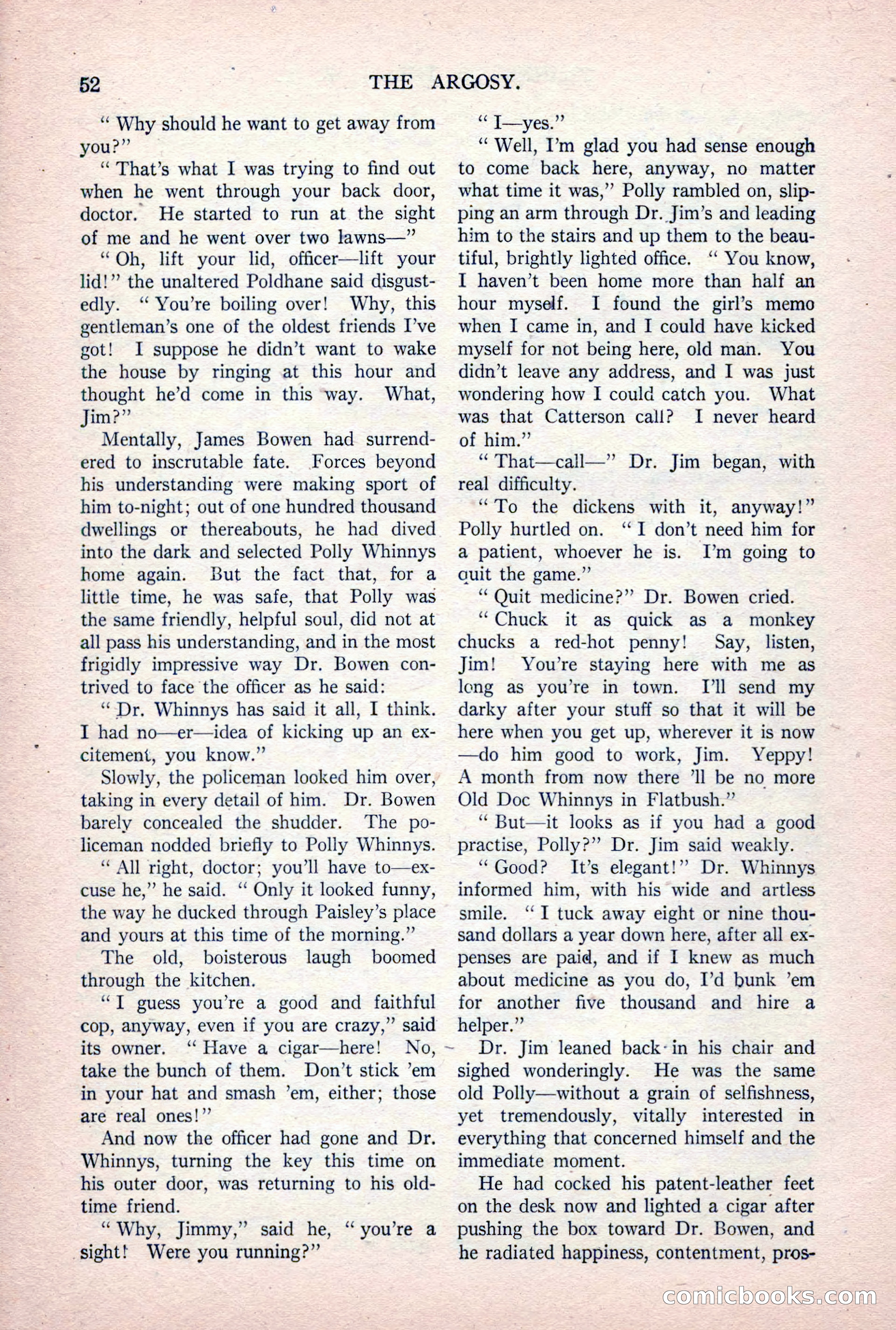 The Argosy, Vol. 84 No. 1 — page 62 of 212