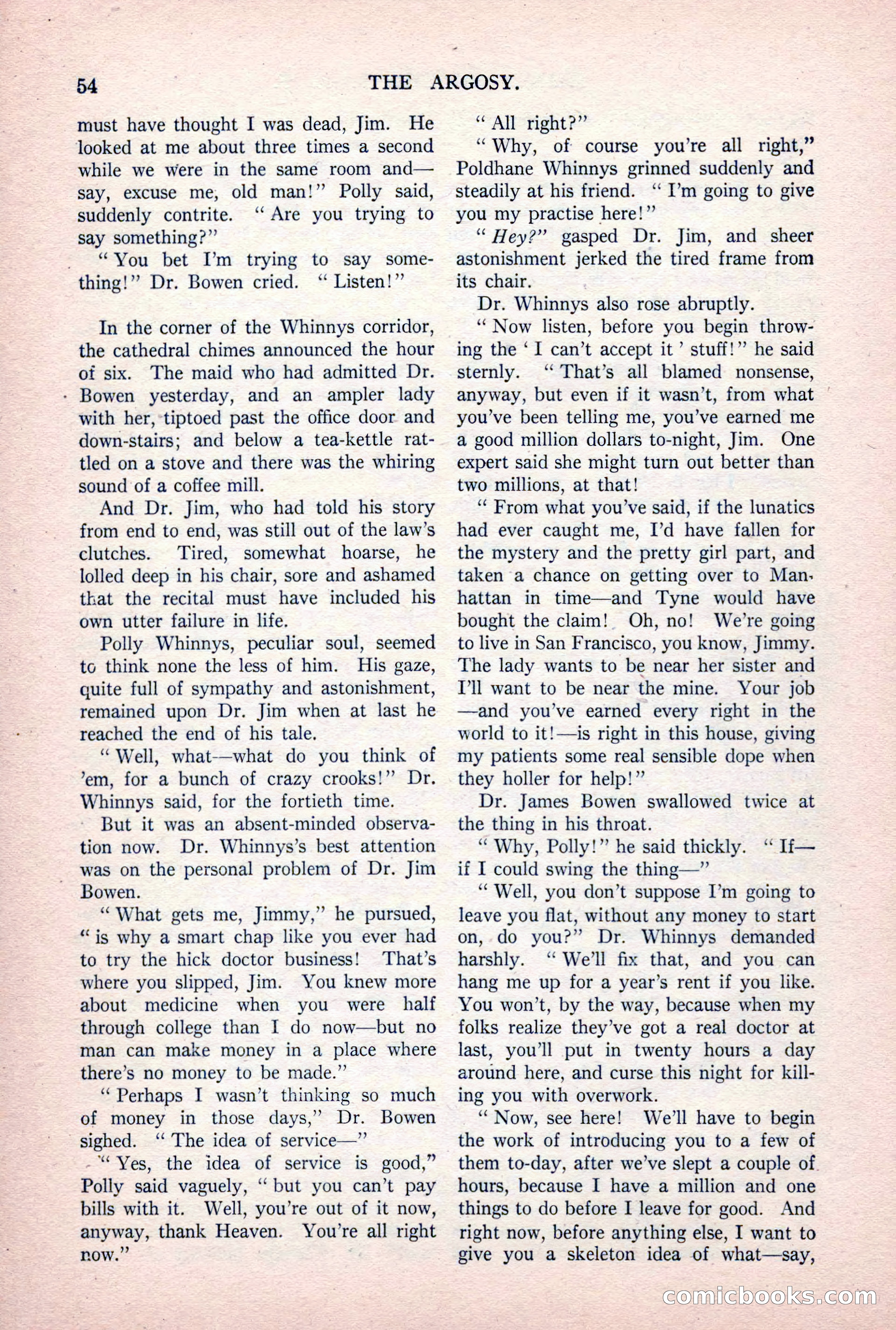 The Argosy, Vol. 84 No. 1 — page 64 of 212