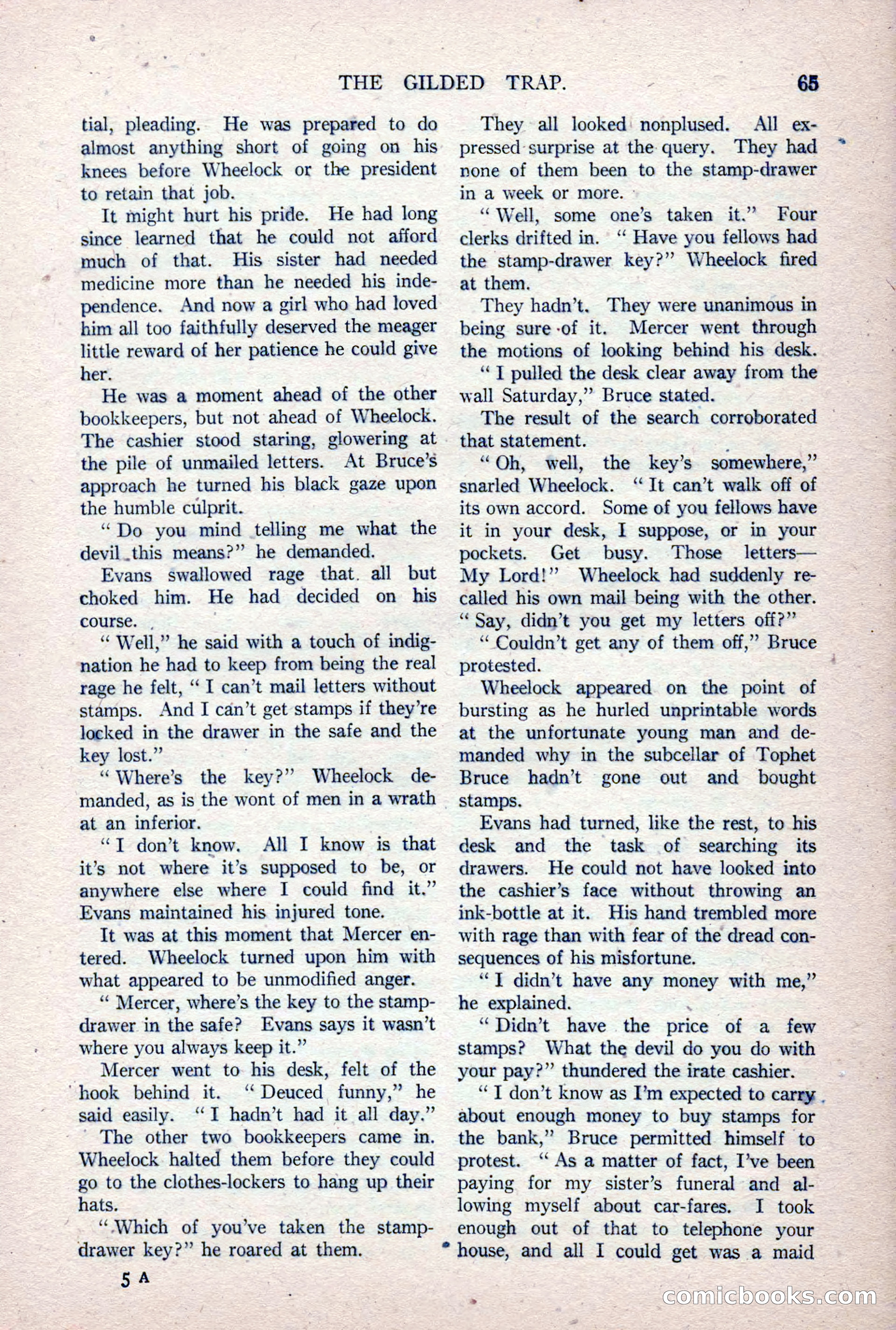 The Argosy, Vol. 84 No. 1 — page 75 of 212
