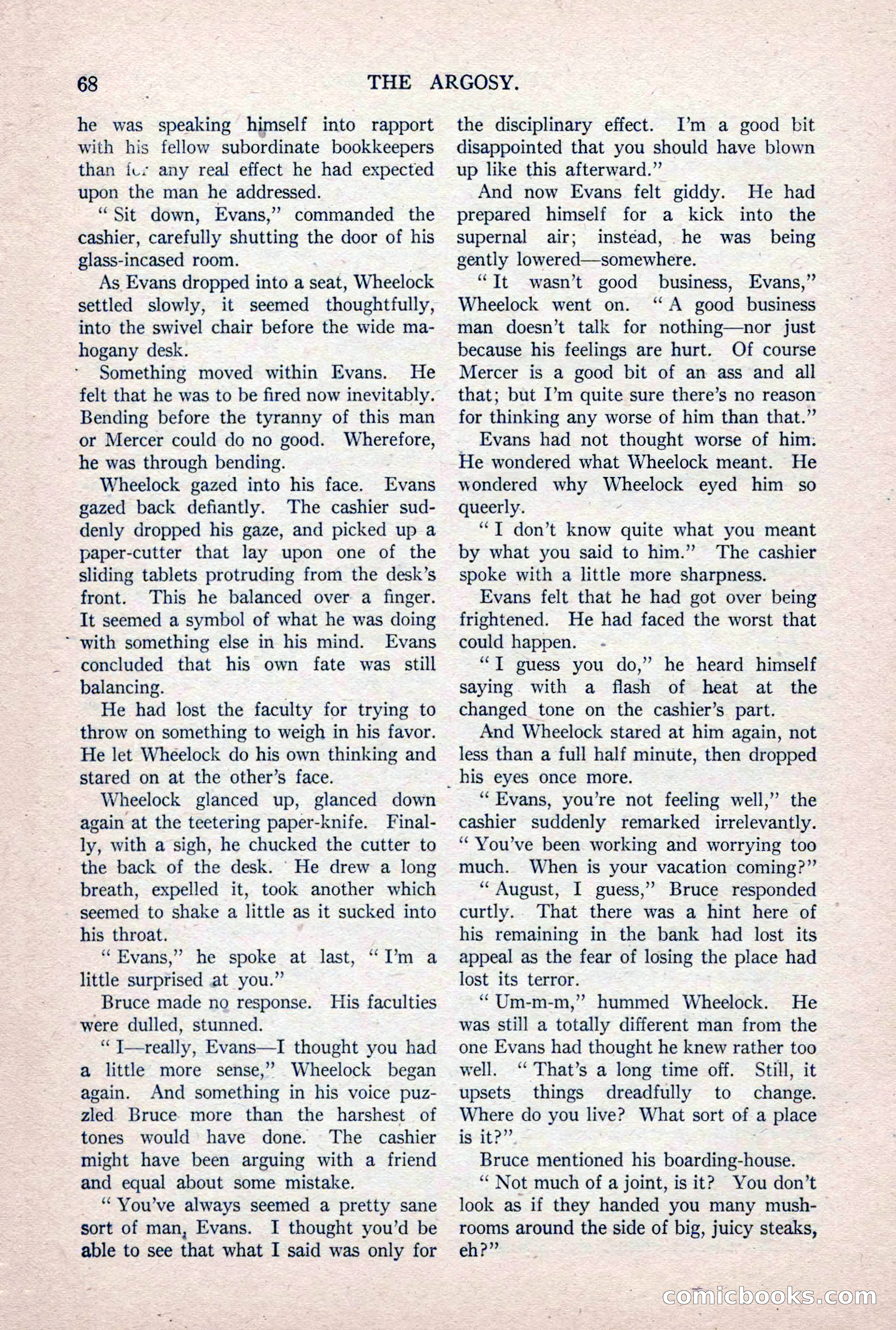 The Argosy, Vol. 84 No. 1 — page 78 of 212