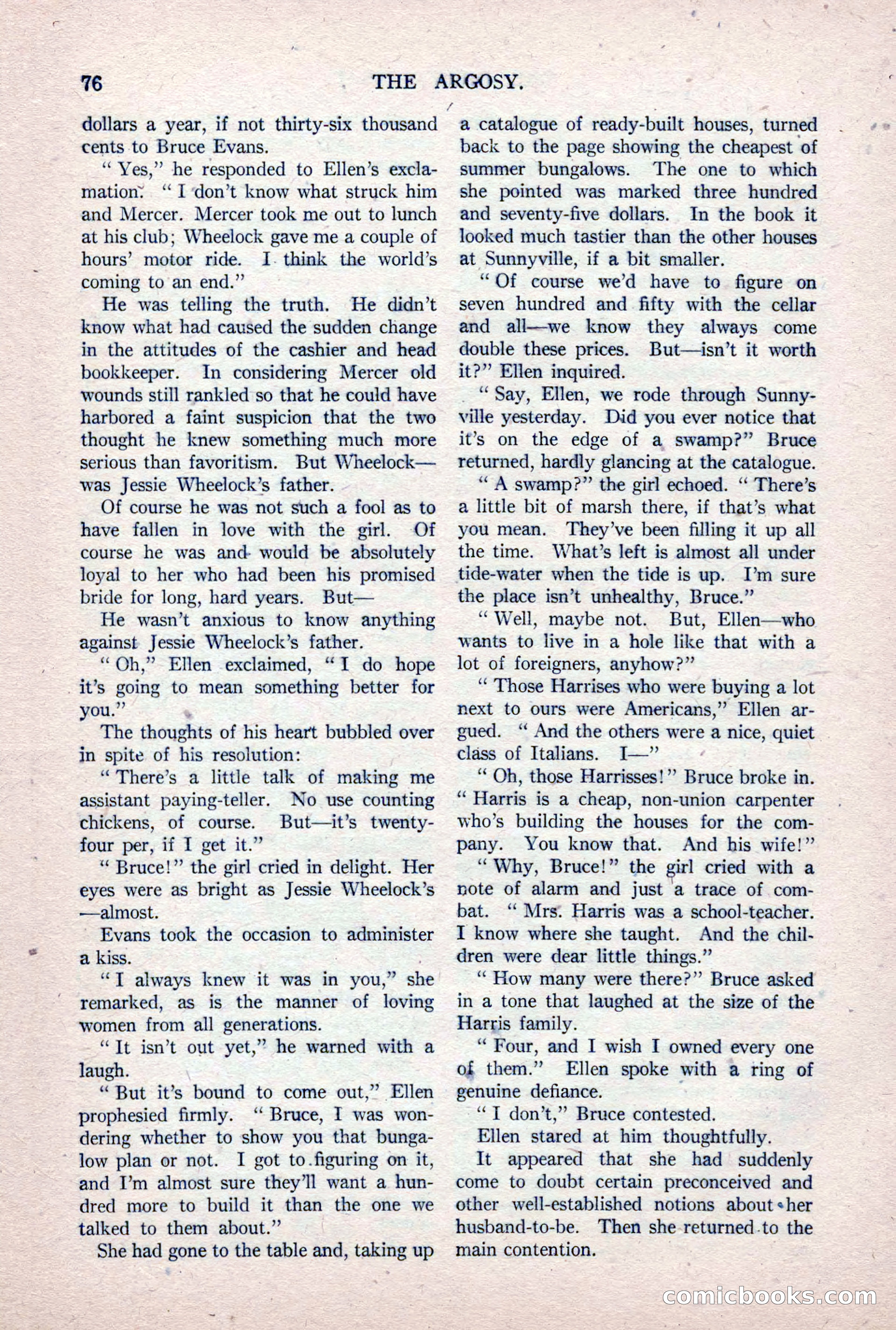 The Argosy, Vol. 84 No. 1 — page 86 of 212