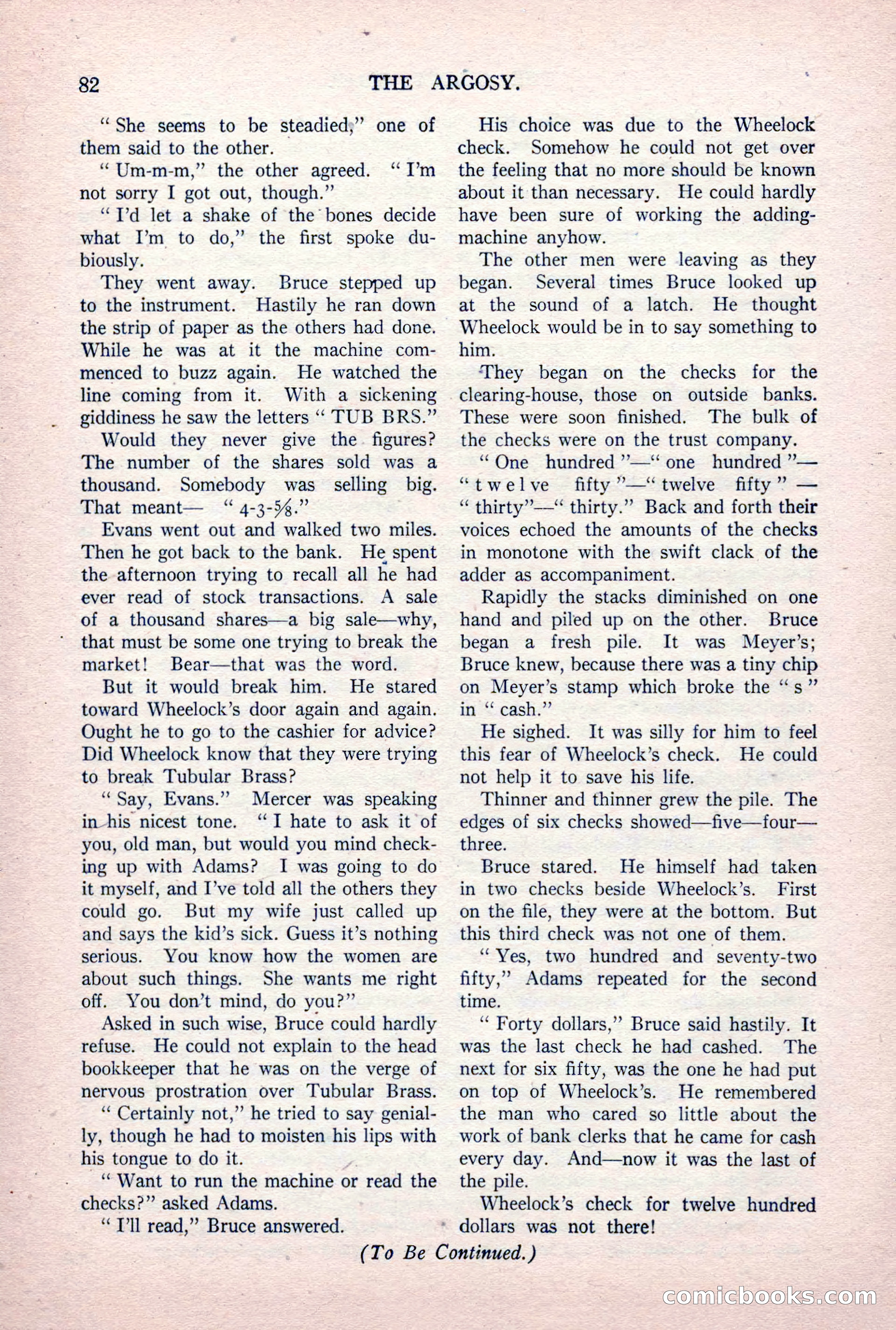 The Argosy, Vol. 84 No. 1 — page 92 of 212