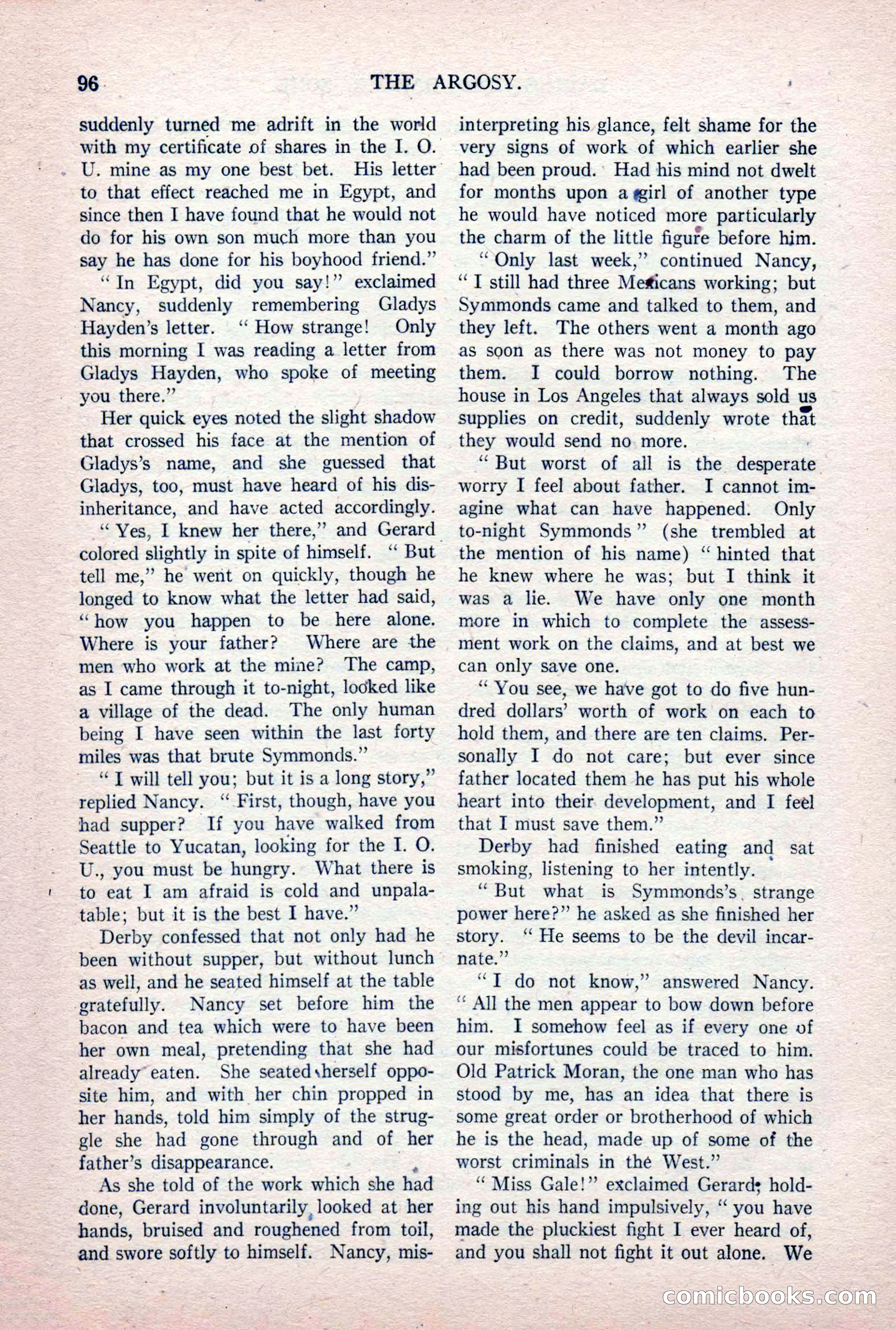 The Argosy, Vol. 84 No. 1 — page 106 of 212