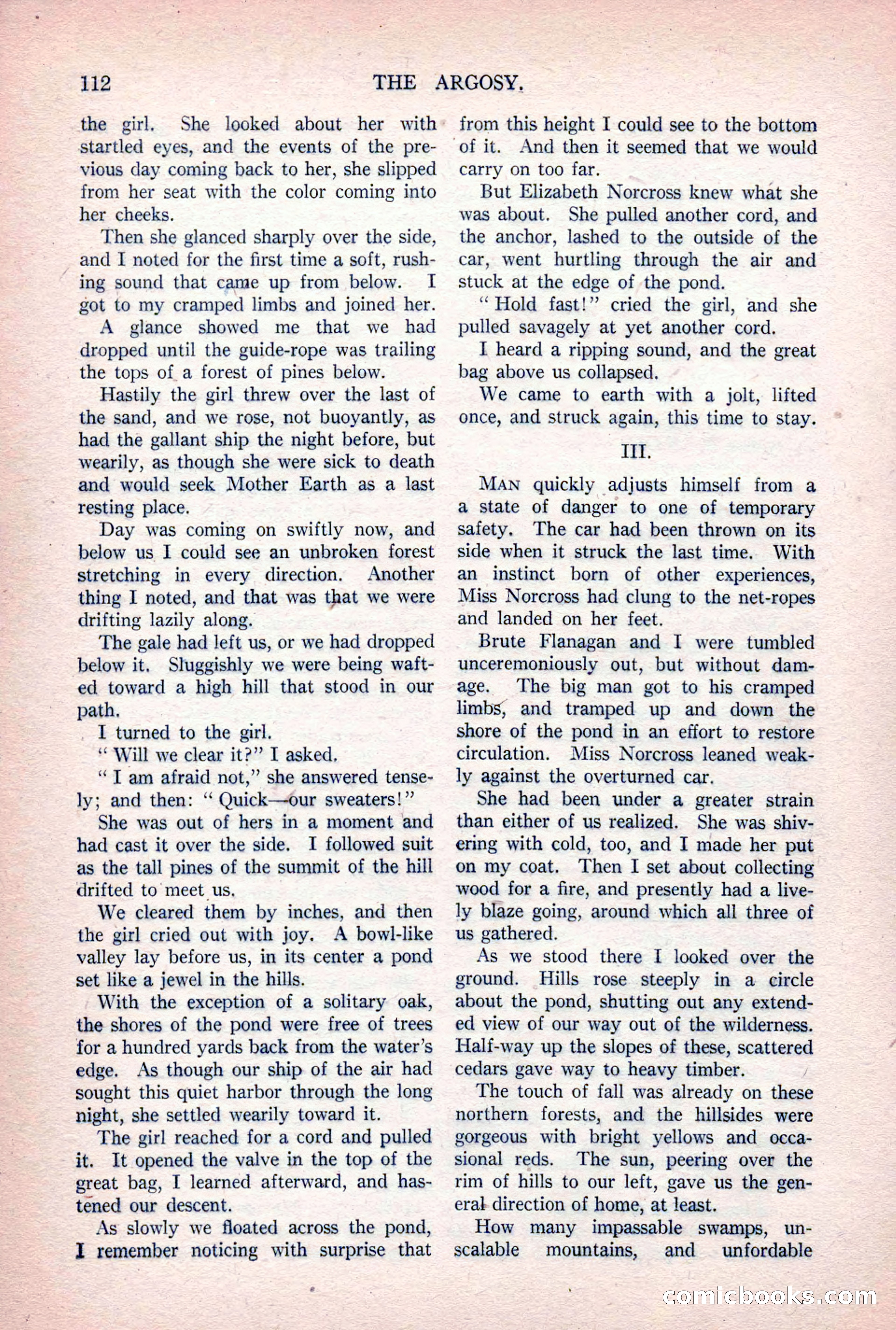 The Argosy, Vol. 84 No. 1 — page 122 of 212