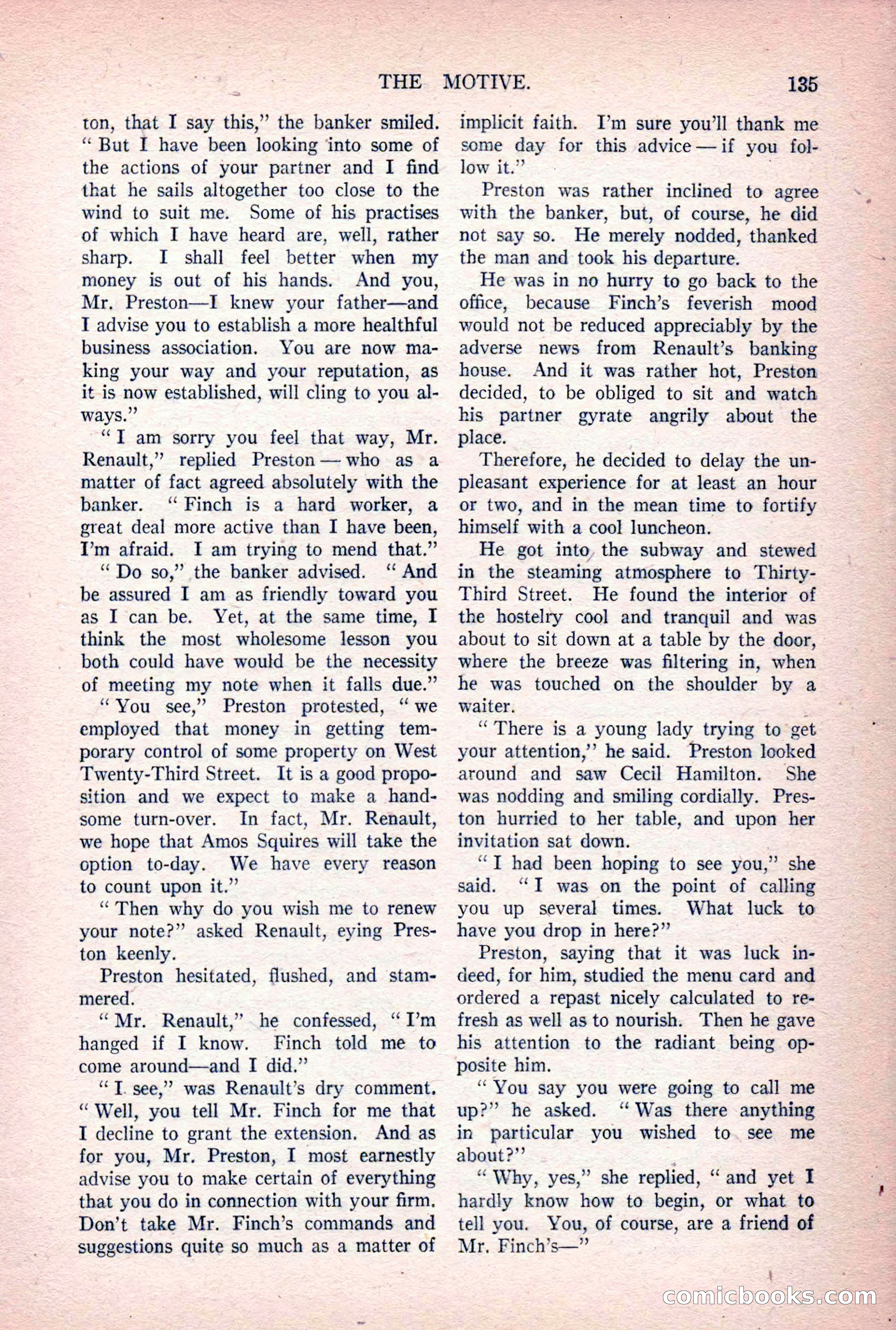 The Argosy, Vol. 84 No. 1 — page 145 of 212