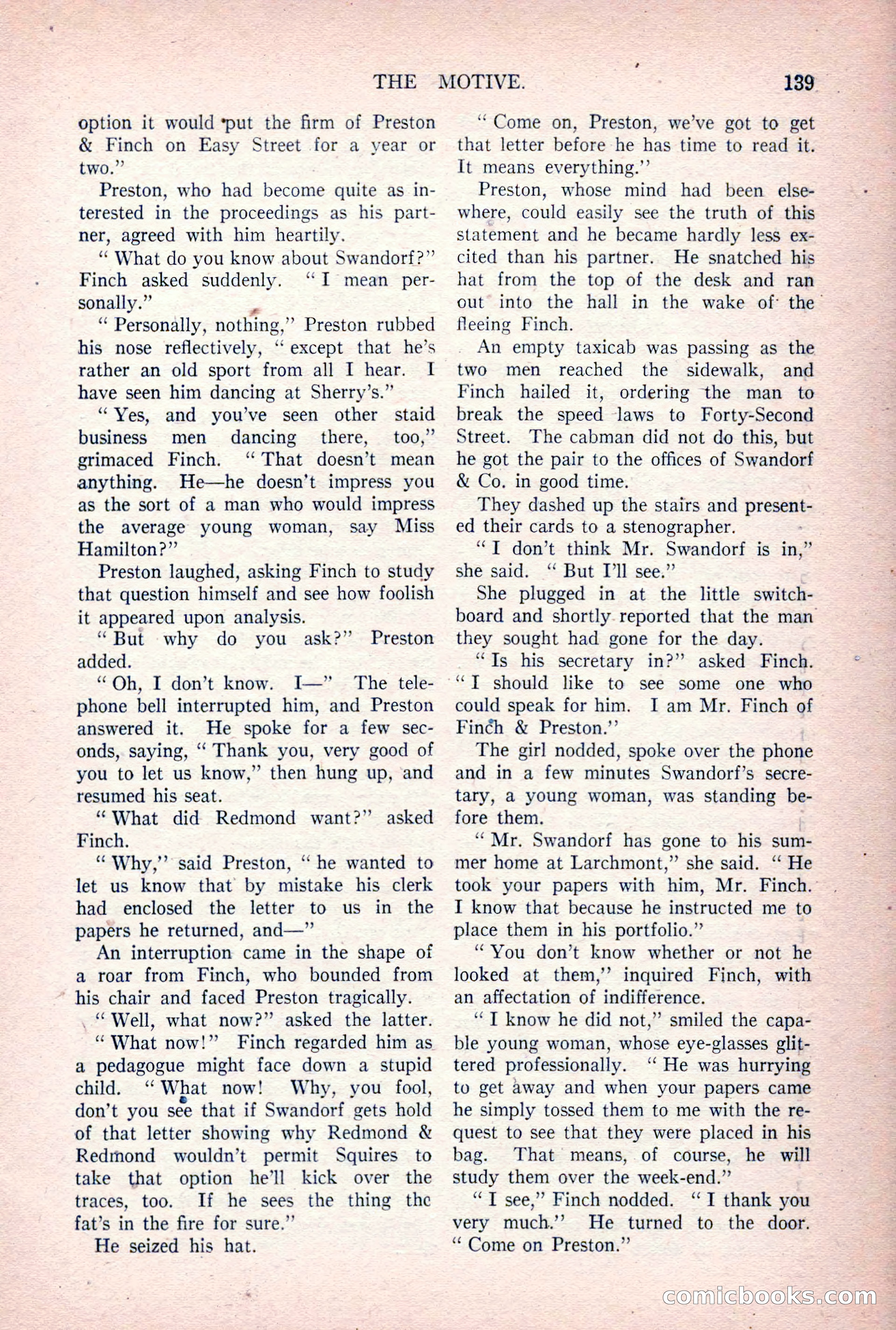 The Argosy, Vol. 84 No. 1 — page 149 of 212