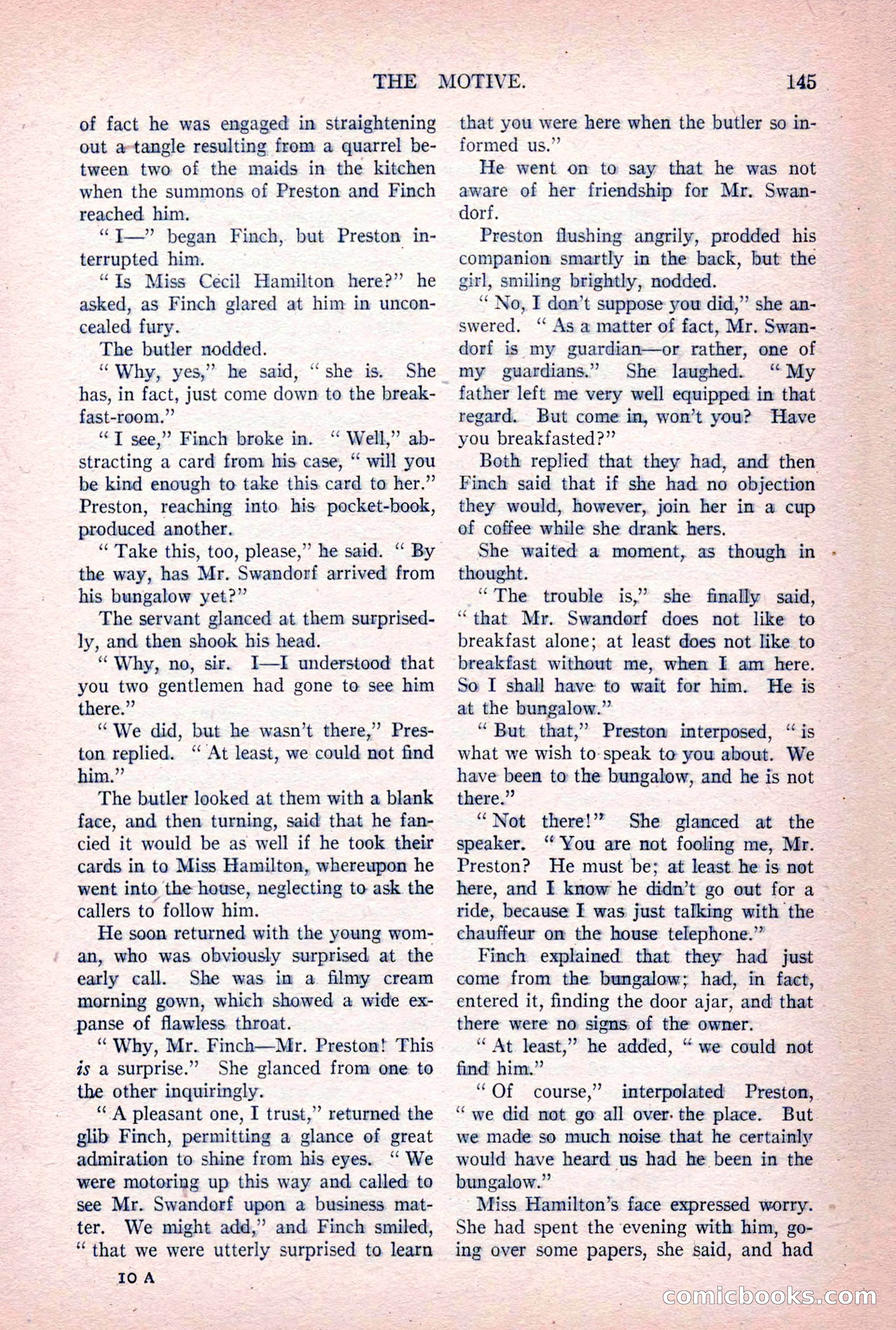 The Argosy, Vol. 84 No. 1 — page 155 of 212