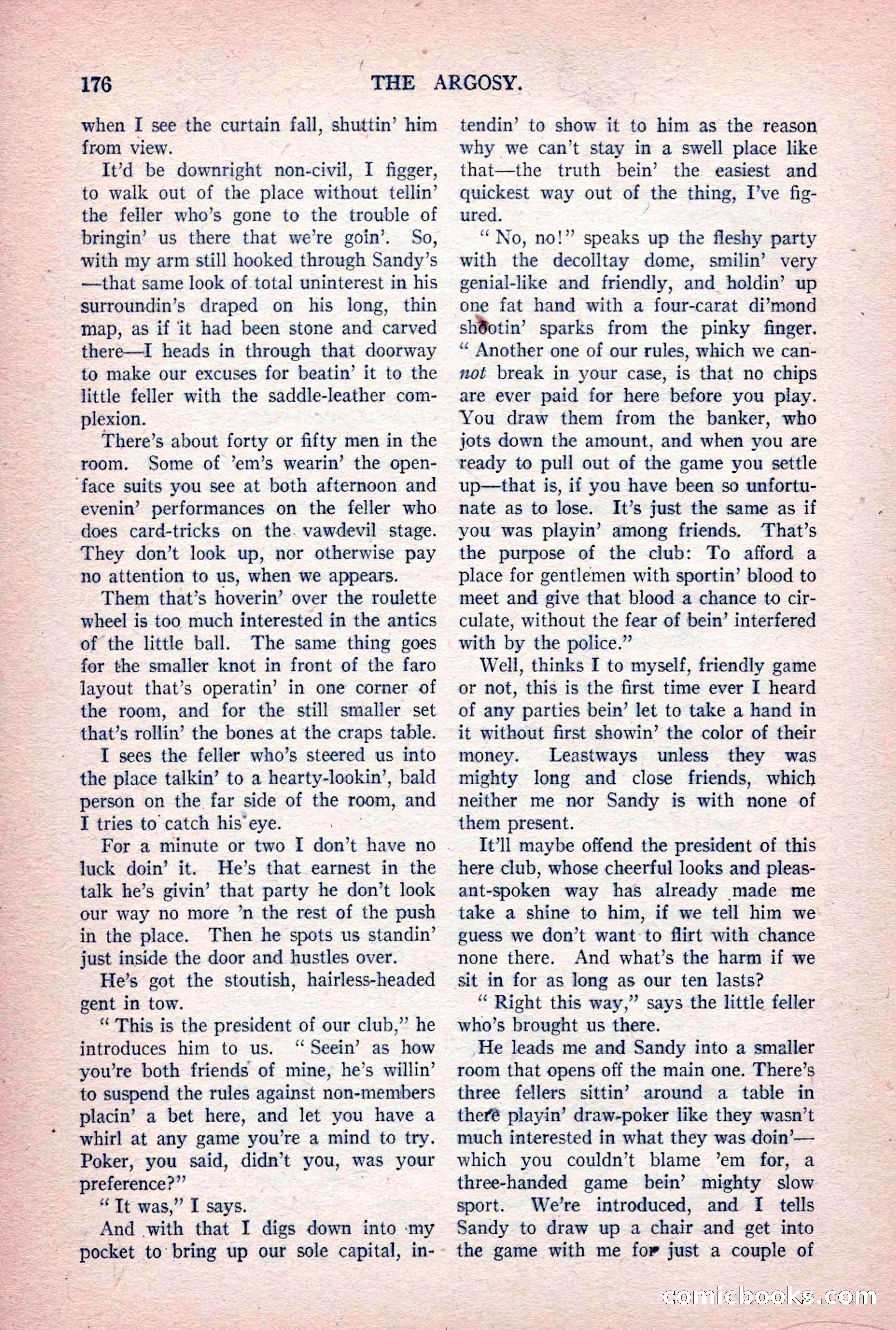 The Argosy, Vol. 84 No. 1 — page 186 of 212