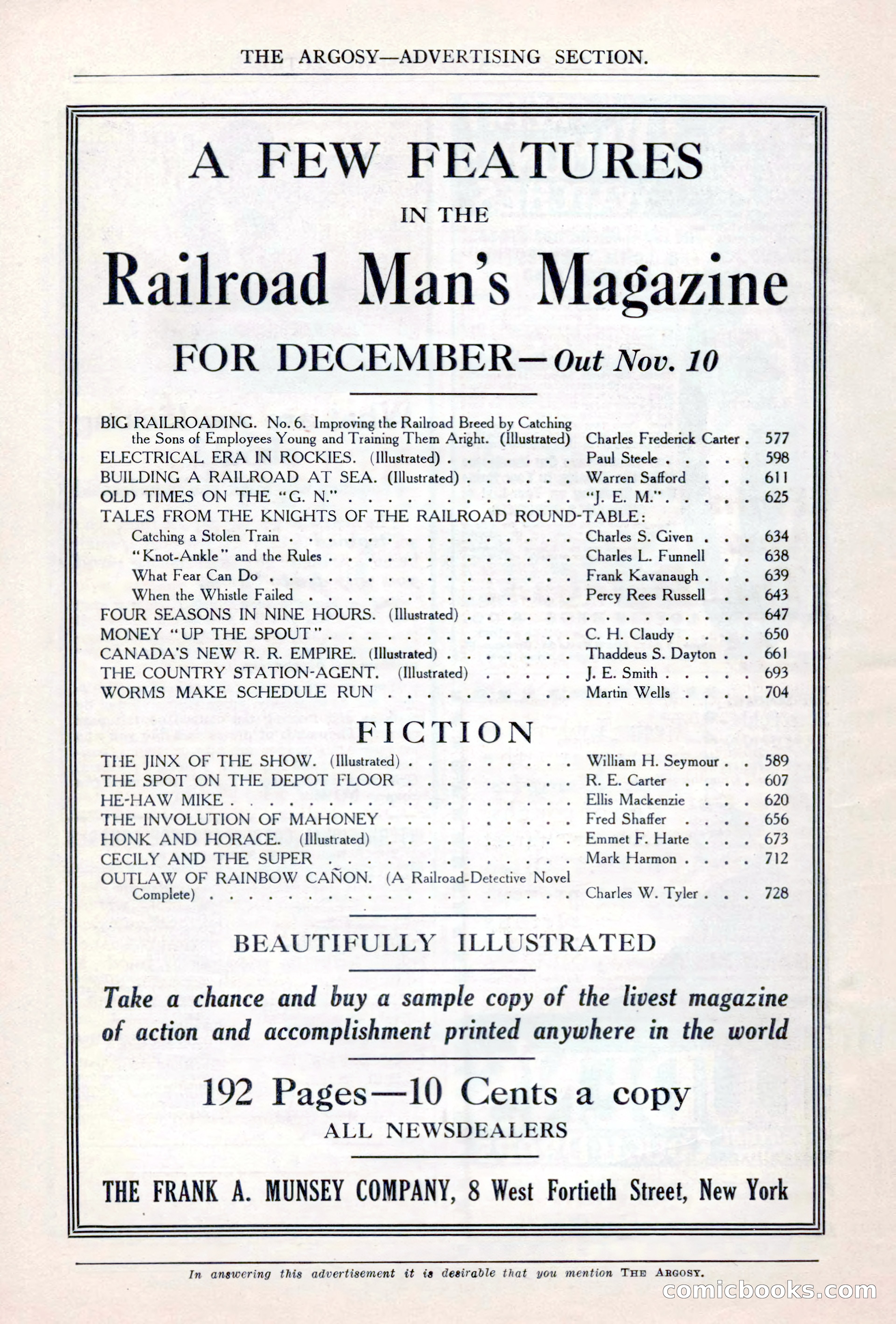 The Argosy, Vol. 84 No. 1 — page 208 of 212