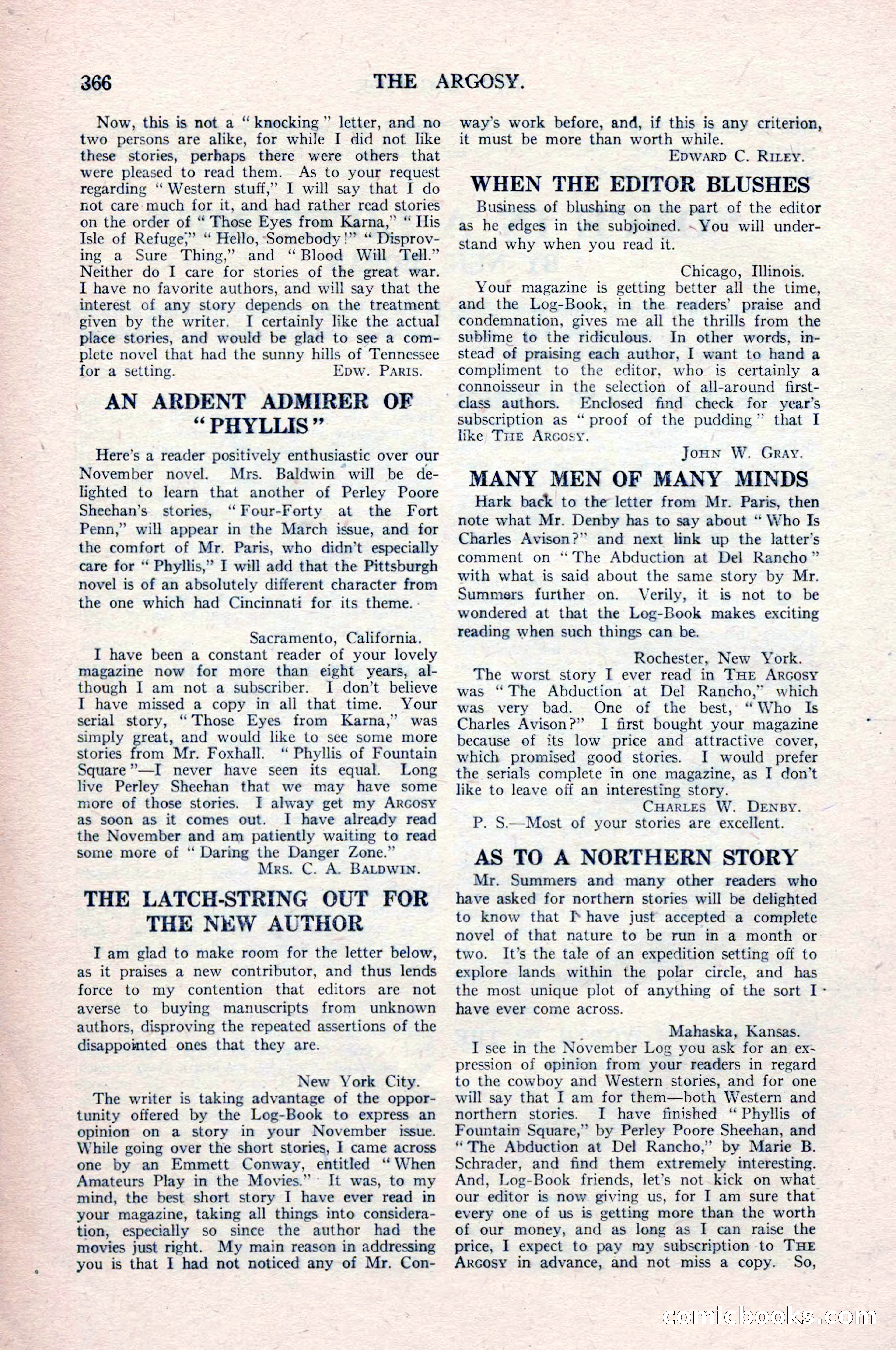 The Argosy, Vol. 84 No. 2 — page 184 of 192
