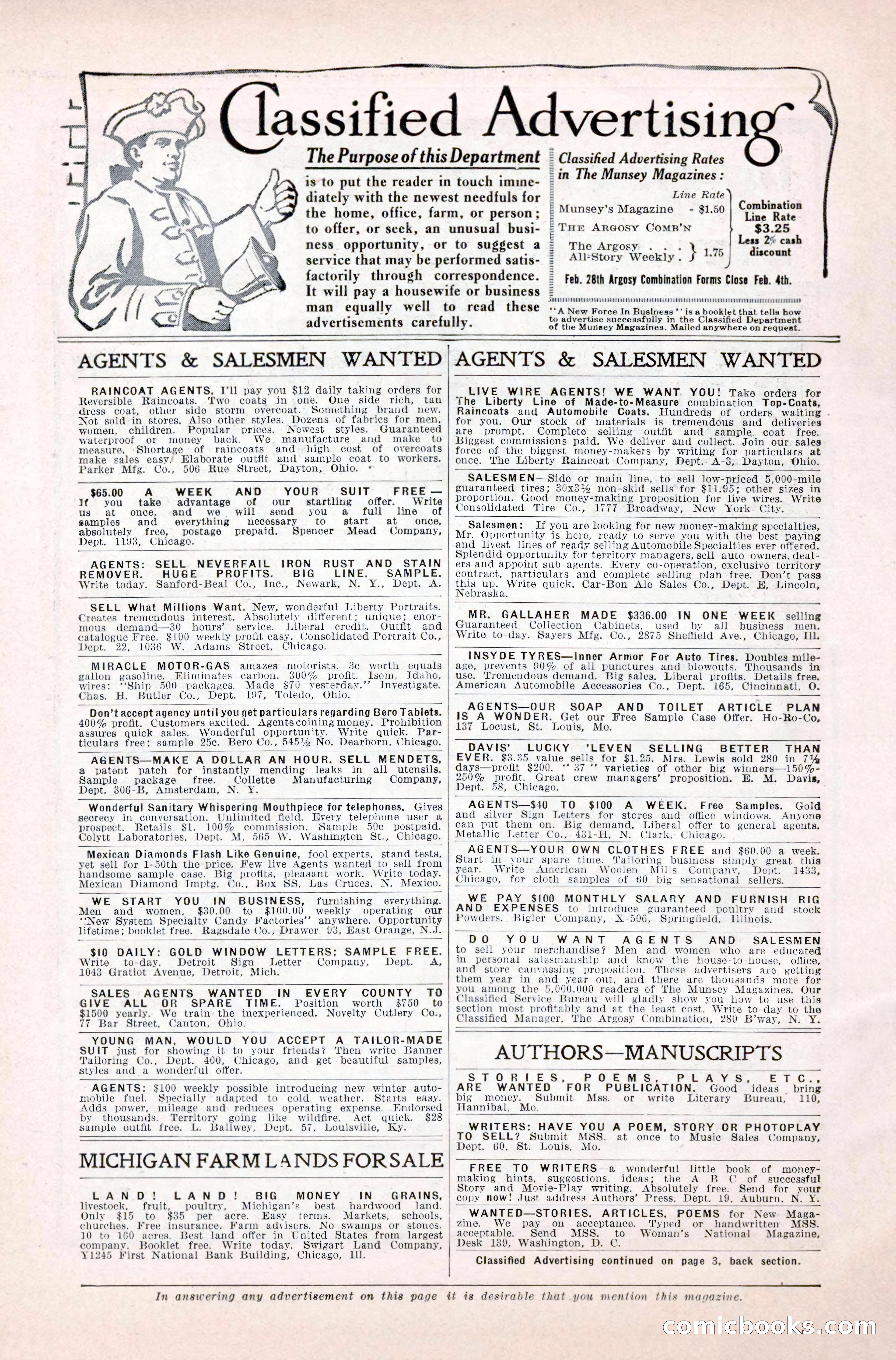 Argosy, Vol. 117, No. 2 — page 6 of 176