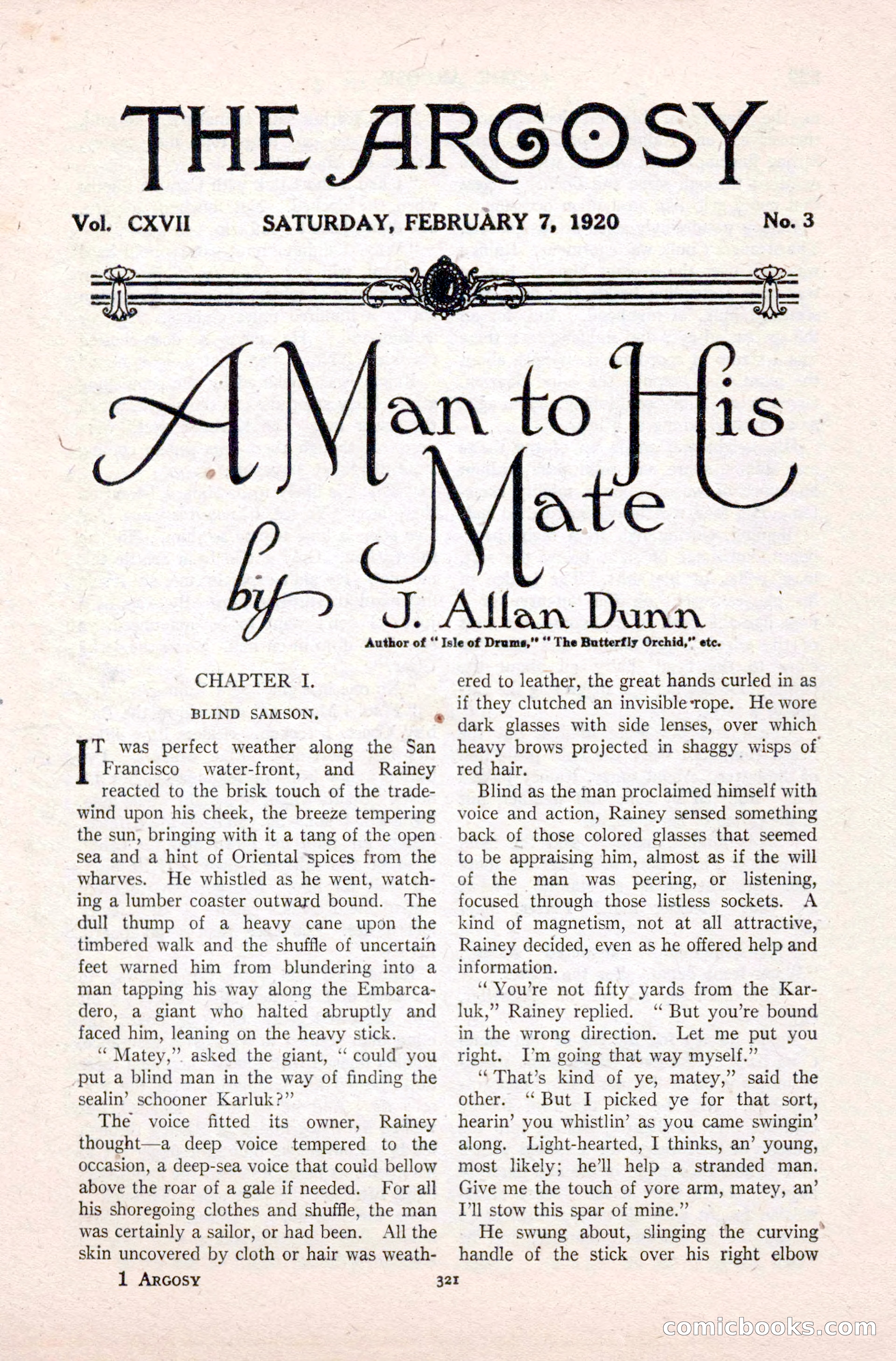 Argosy, Vol. 117, No. 3 — page 11 of 188