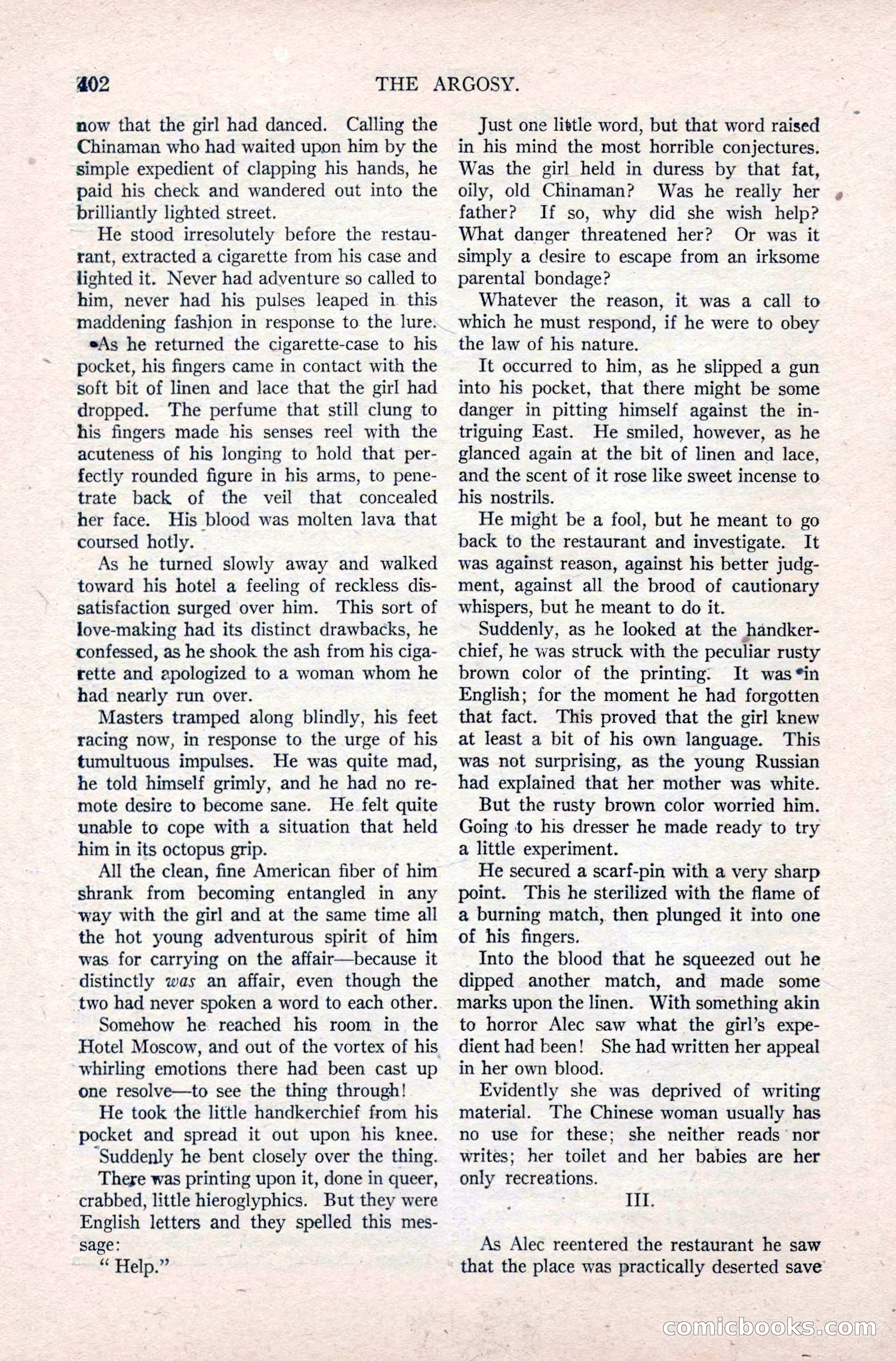 Argosy, Vol. 117, No. 3 — page 92 of 188