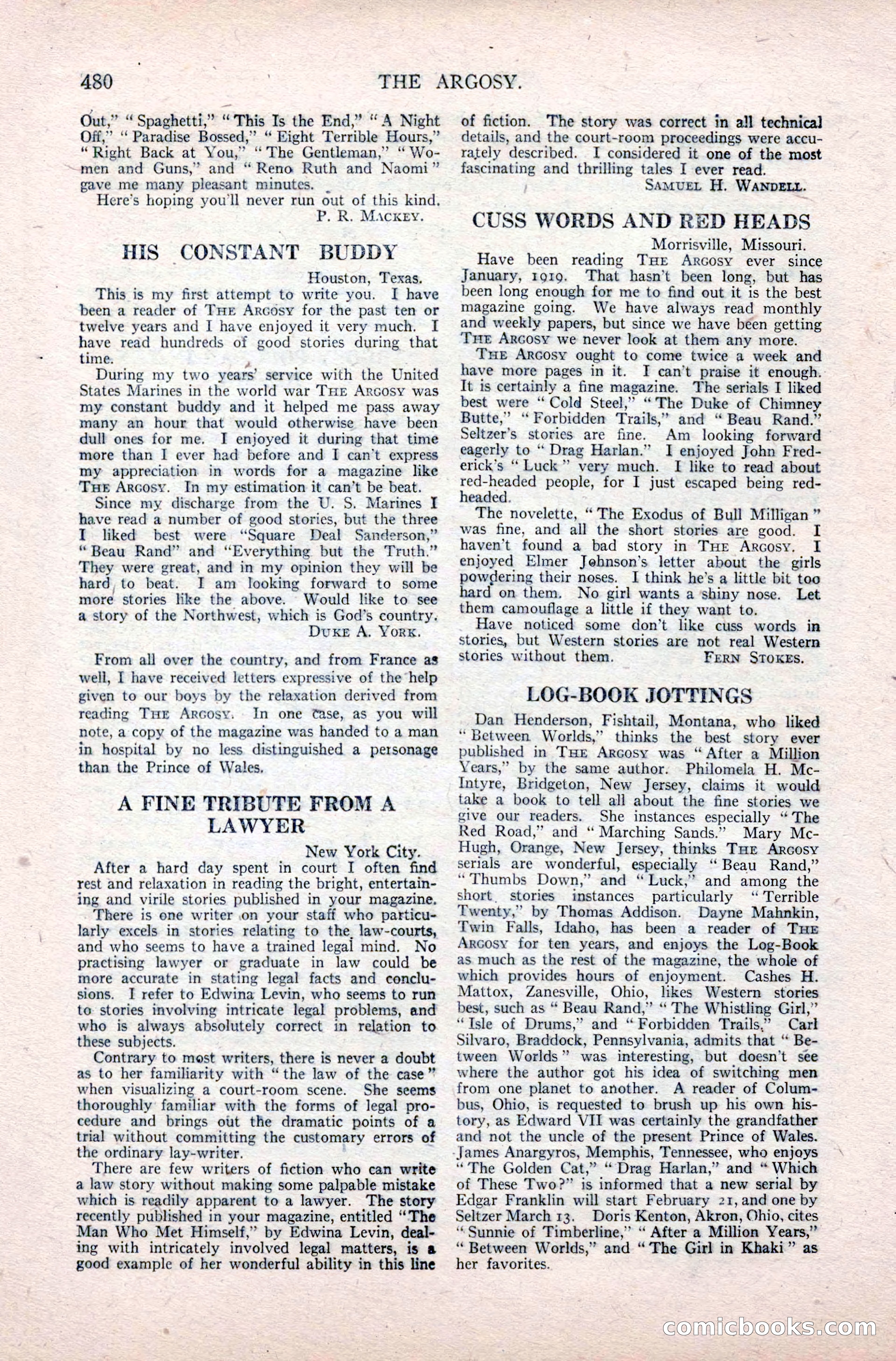 Argosy, Vol. 117, No. 3 — page 170 of 188