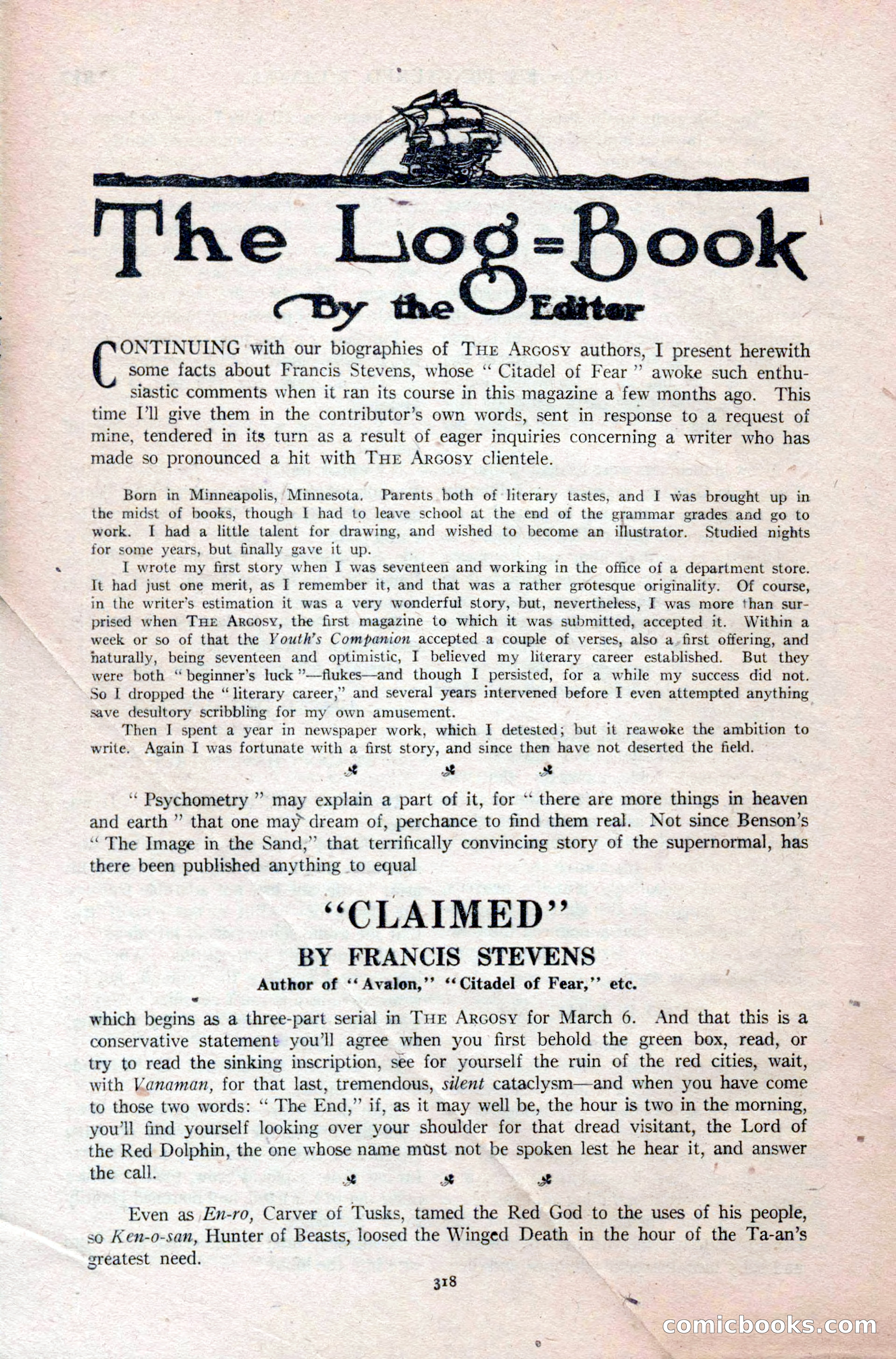 Argosy, Vol. 118, No. 2 — page 168 of 180