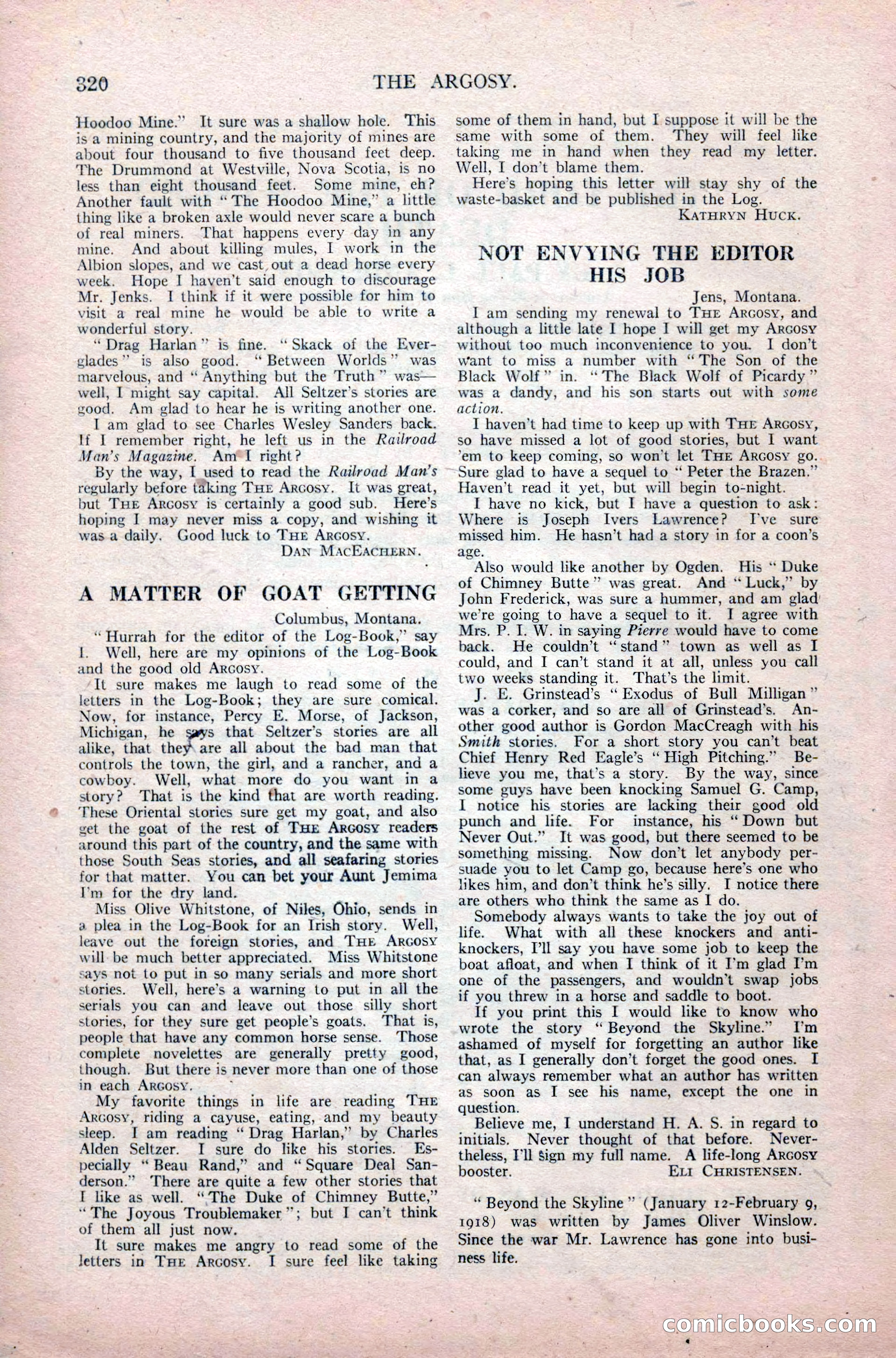 Argosy, Vol. 118, No. 2 — page 170 of 180