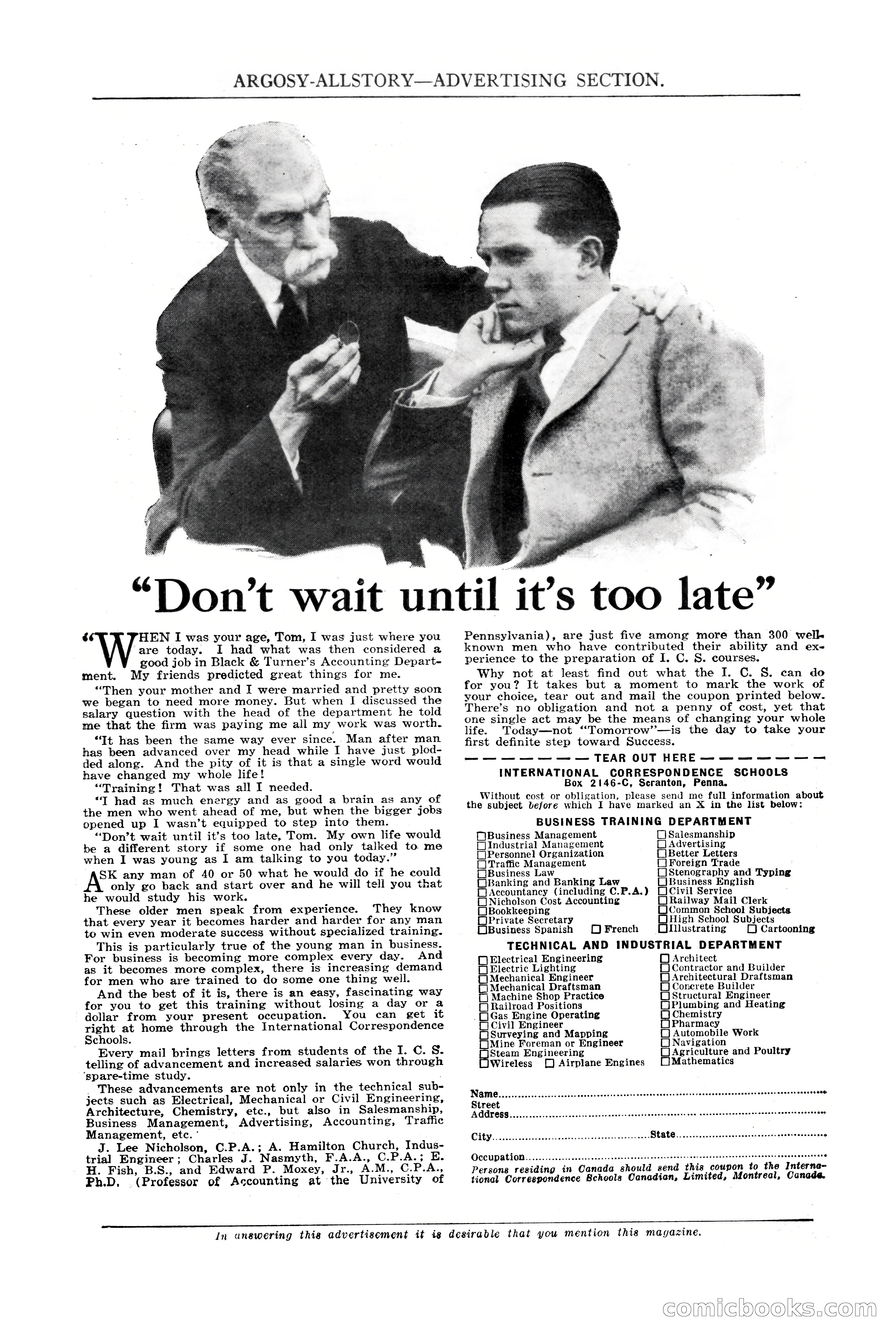 Argosy All-Story Weekly, July 8, 1922 — page 3 of 176