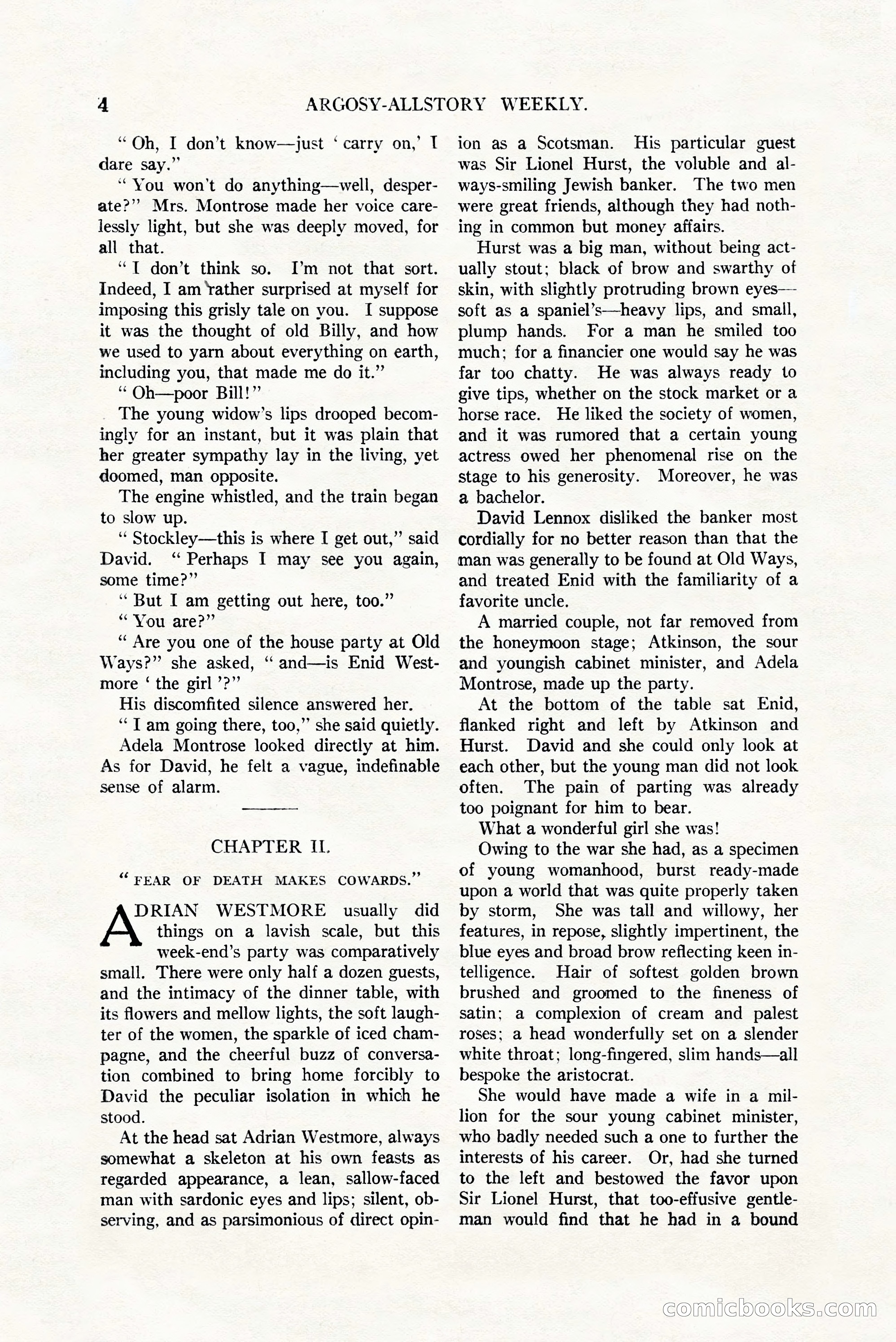 Argosy All-Story Weekly, July 8, 1922 — page 14 of 176