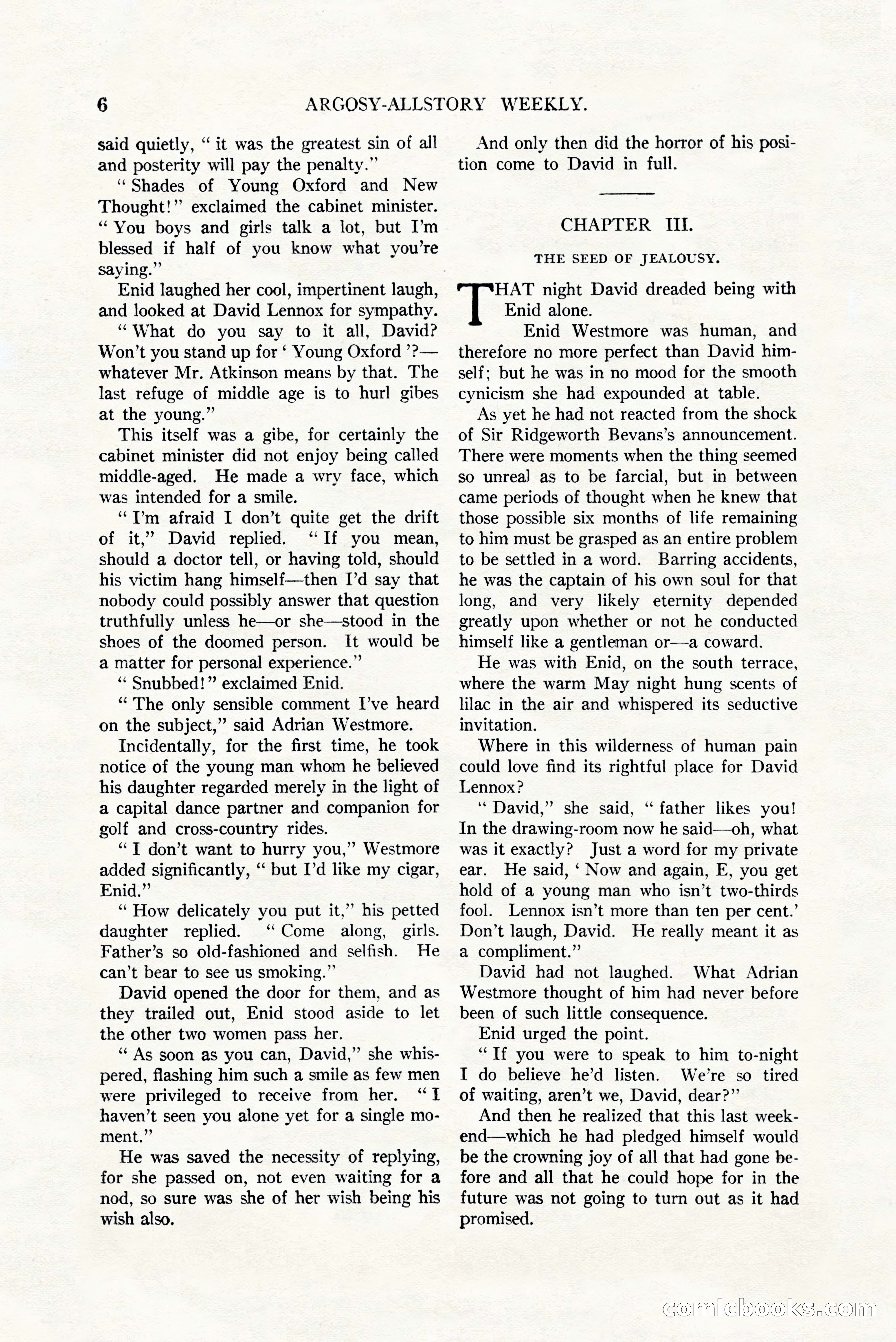 Argosy All-Story Weekly, July 8, 1922 — page 16 of 176