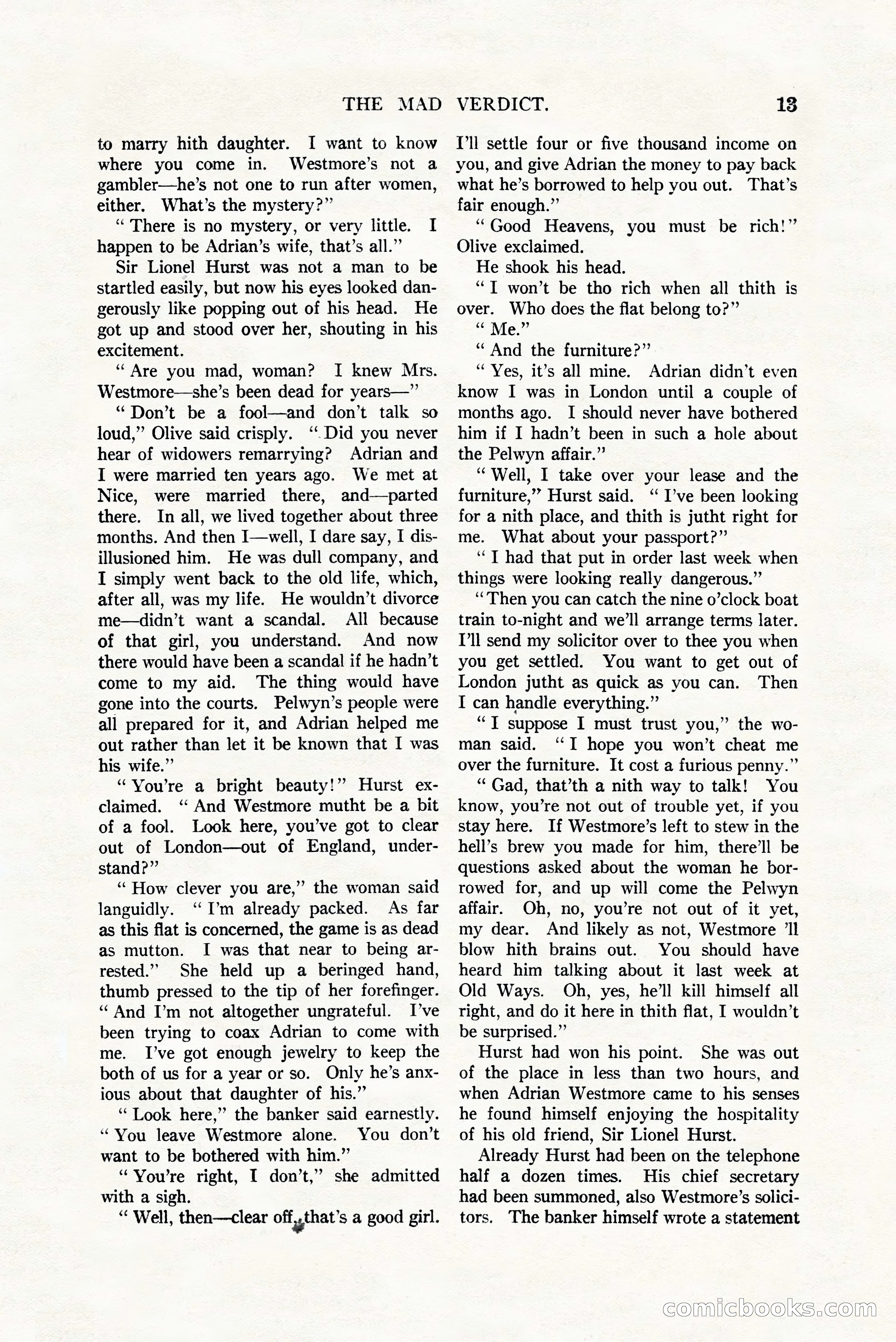 Argosy All-Story Weekly, July 8, 1922 — page 23 of 176