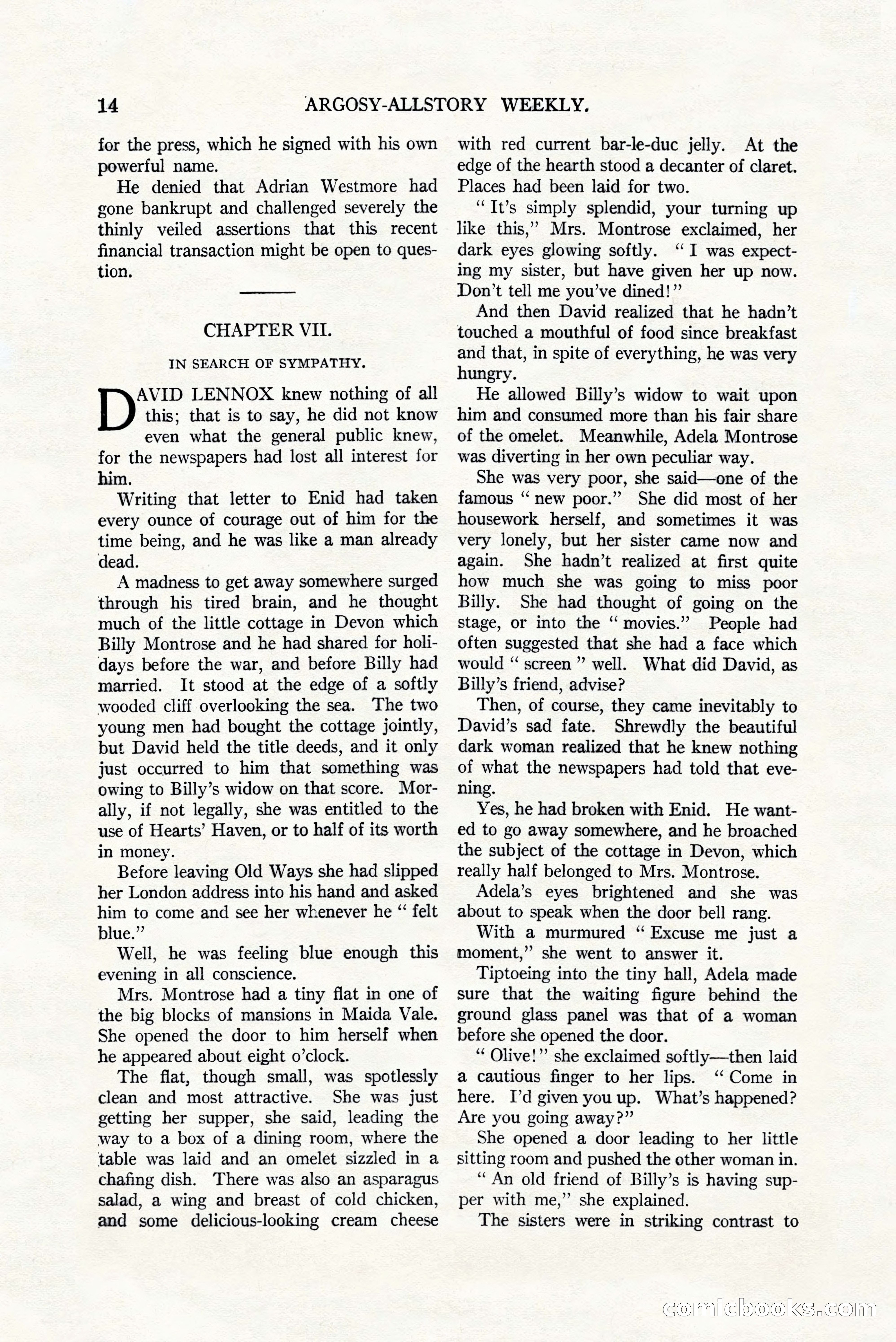 Argosy All-Story Weekly, July 8, 1922 — page 24 of 176