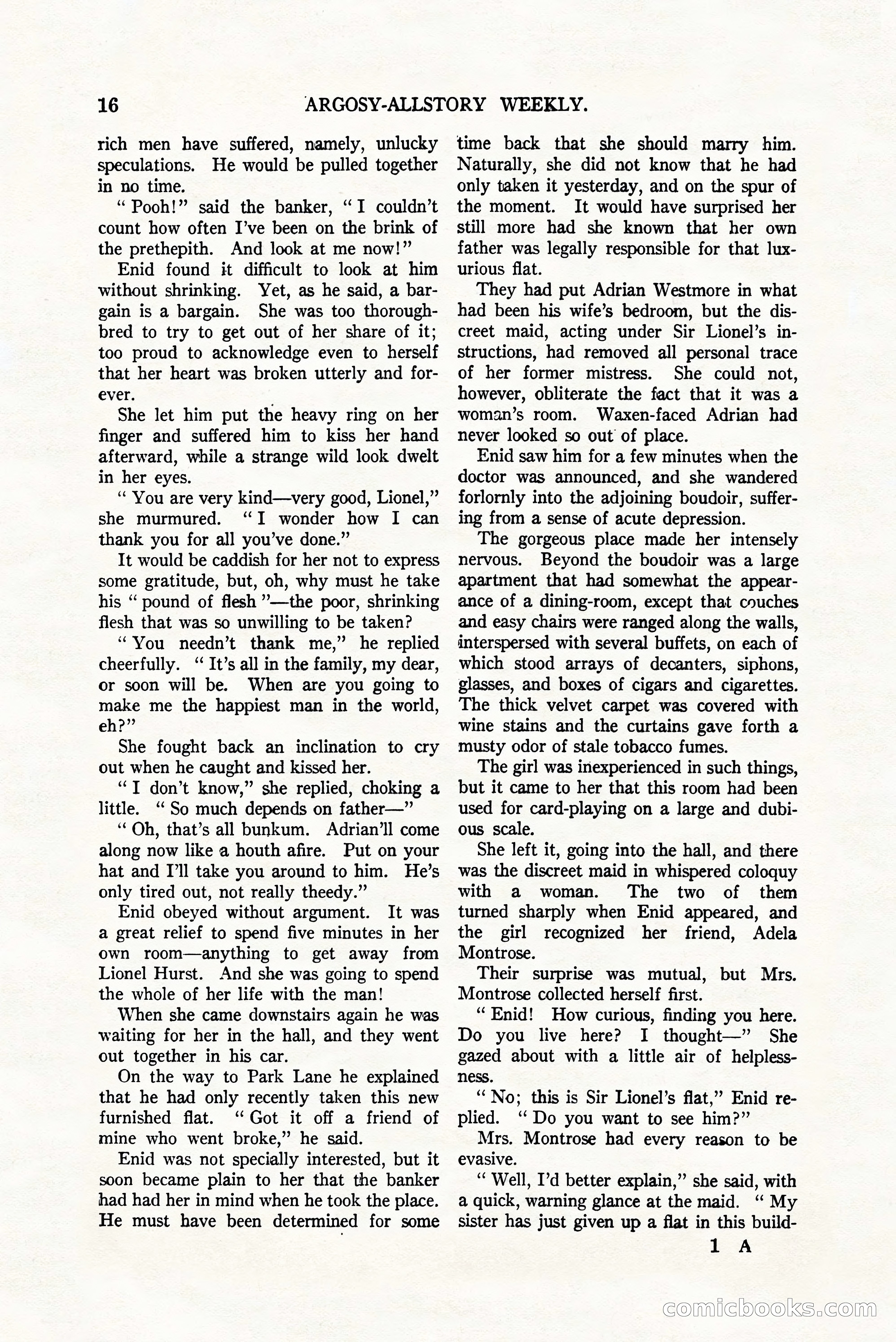 Argosy All-Story Weekly, July 8, 1922 — page 26 of 176