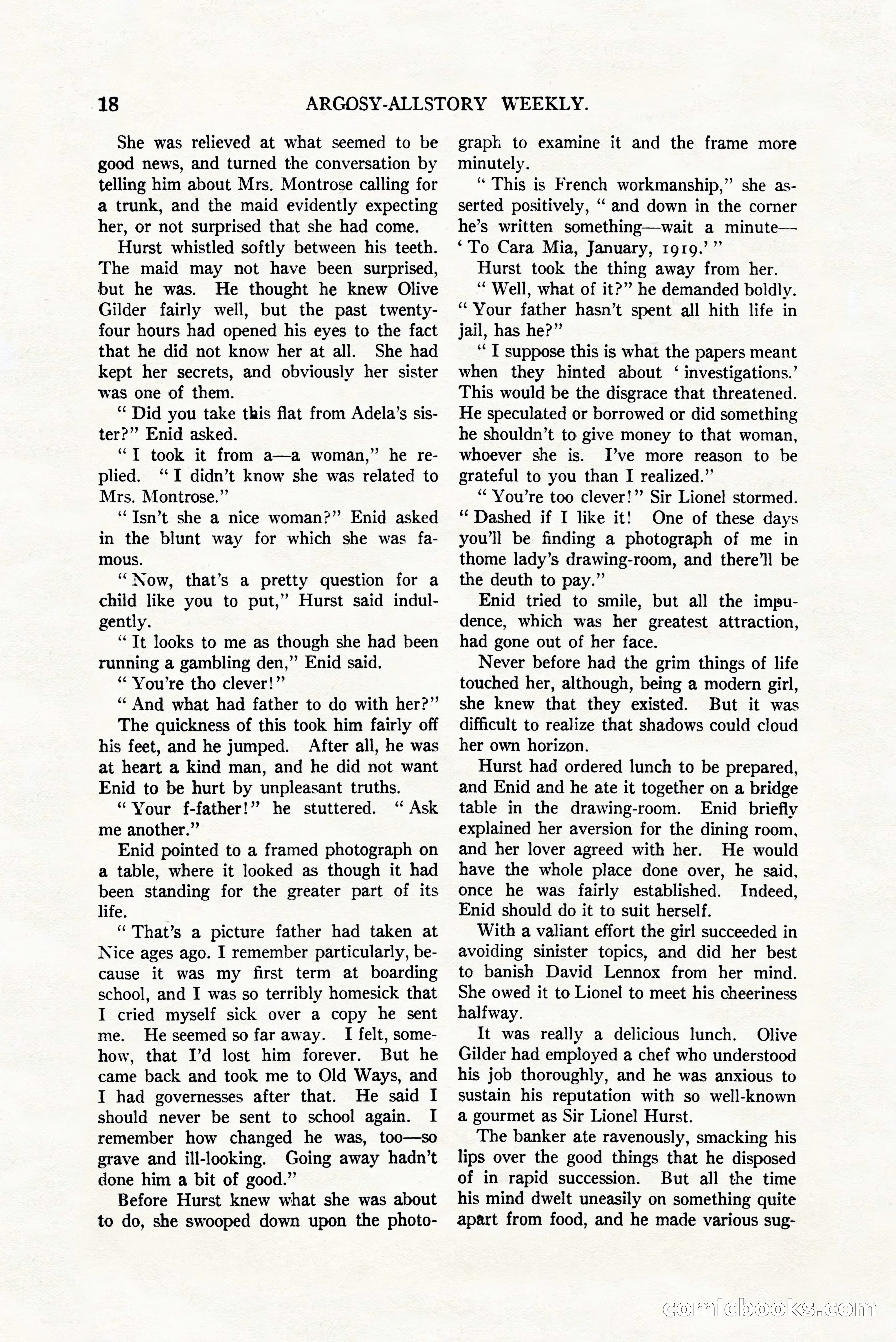 Argosy All-Story Weekly, July 8, 1922 — page 28 of 176