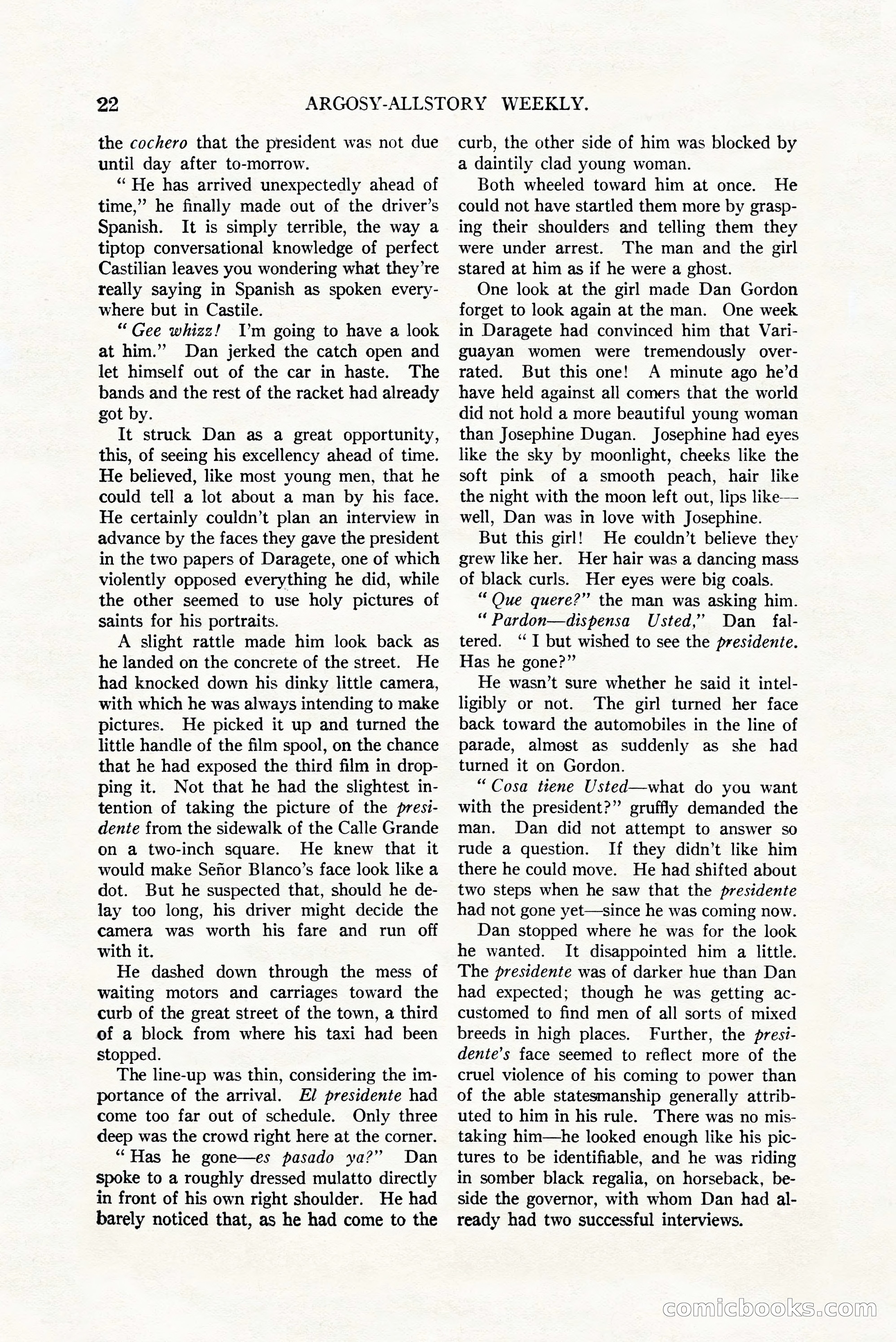 Argosy All-Story Weekly, July 8, 1922 — page 32 of 176