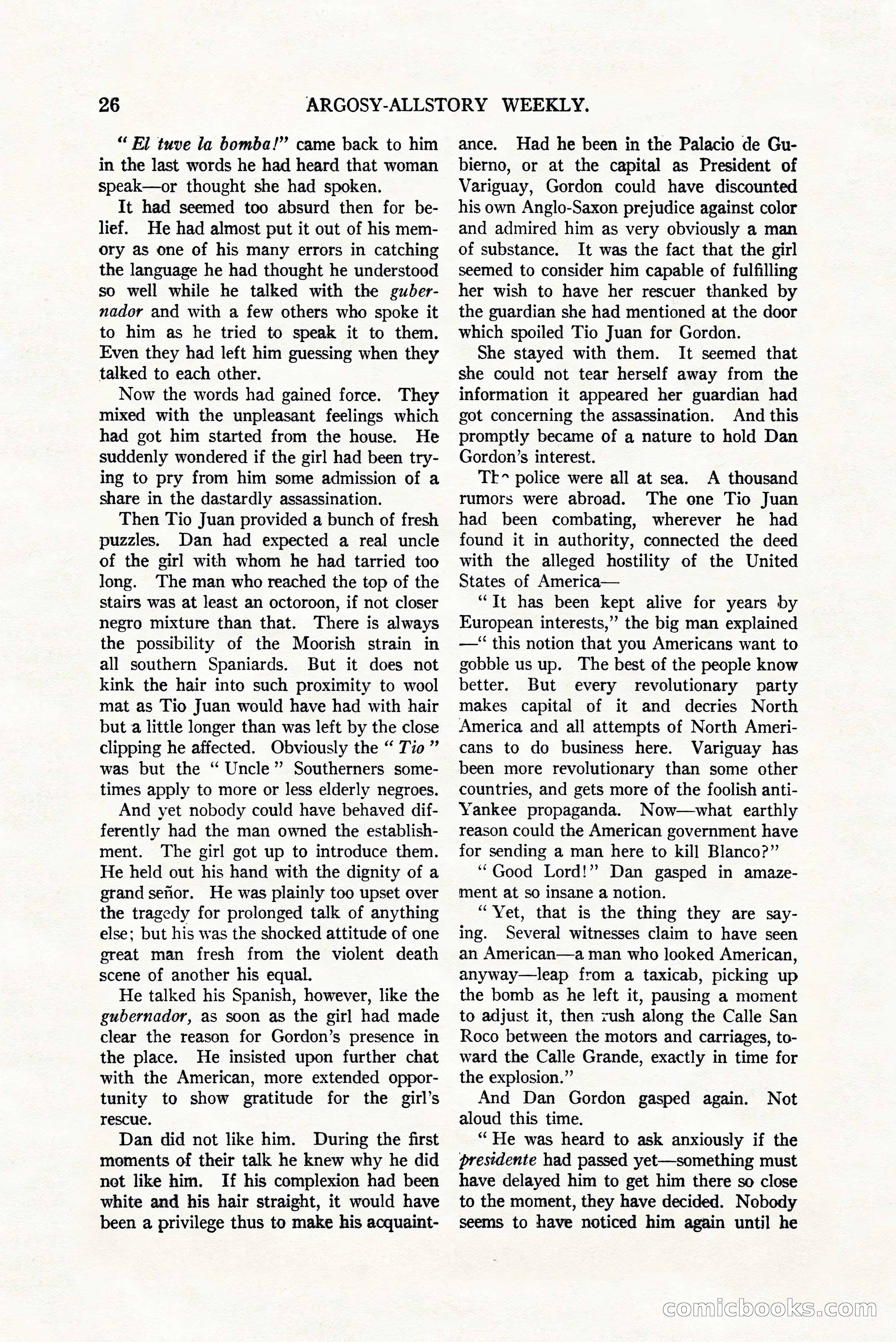 Argosy All-Story Weekly, July 8, 1922 — page 36 of 176