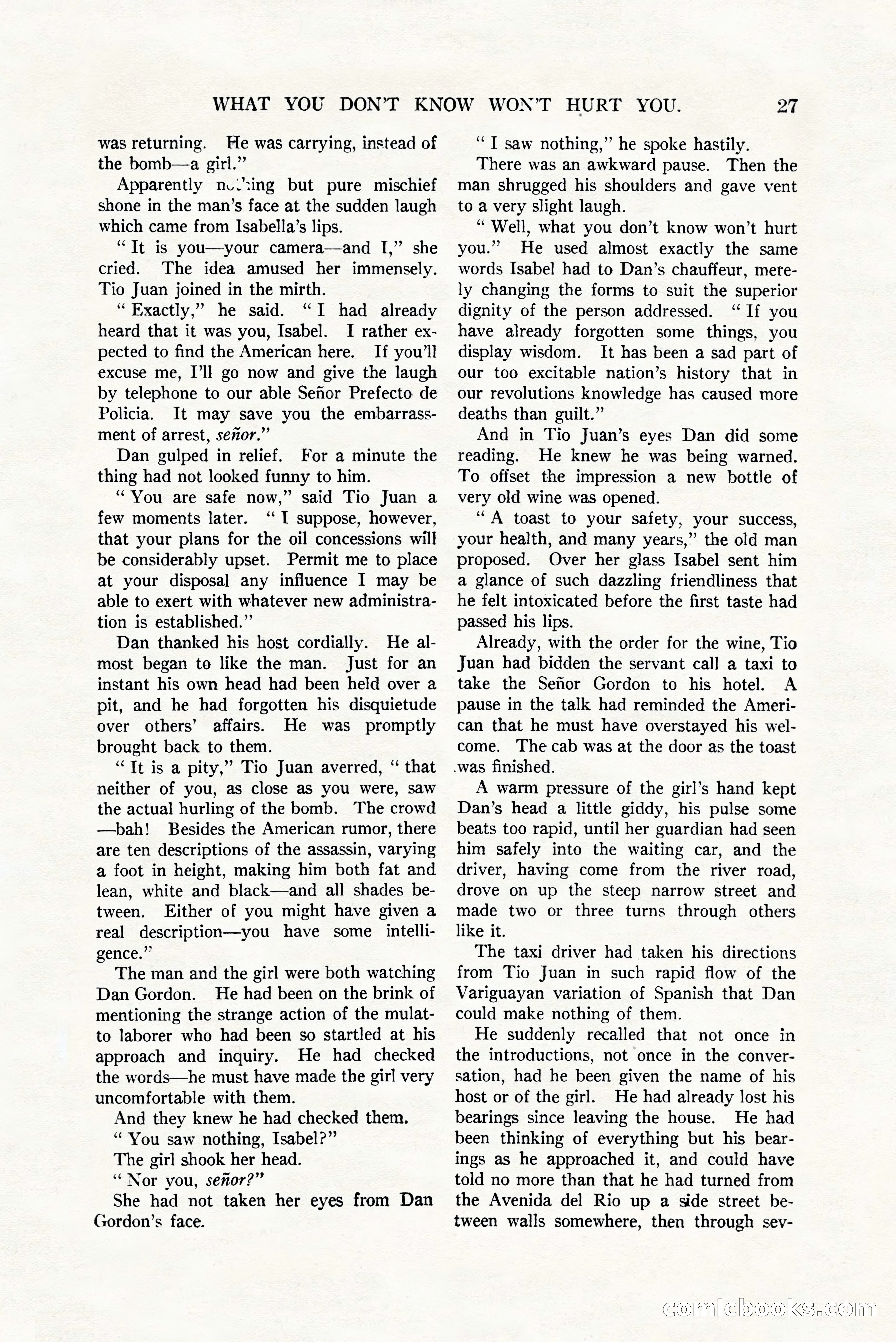 Argosy All-Story Weekly, July 8, 1922 — page 37 of 176