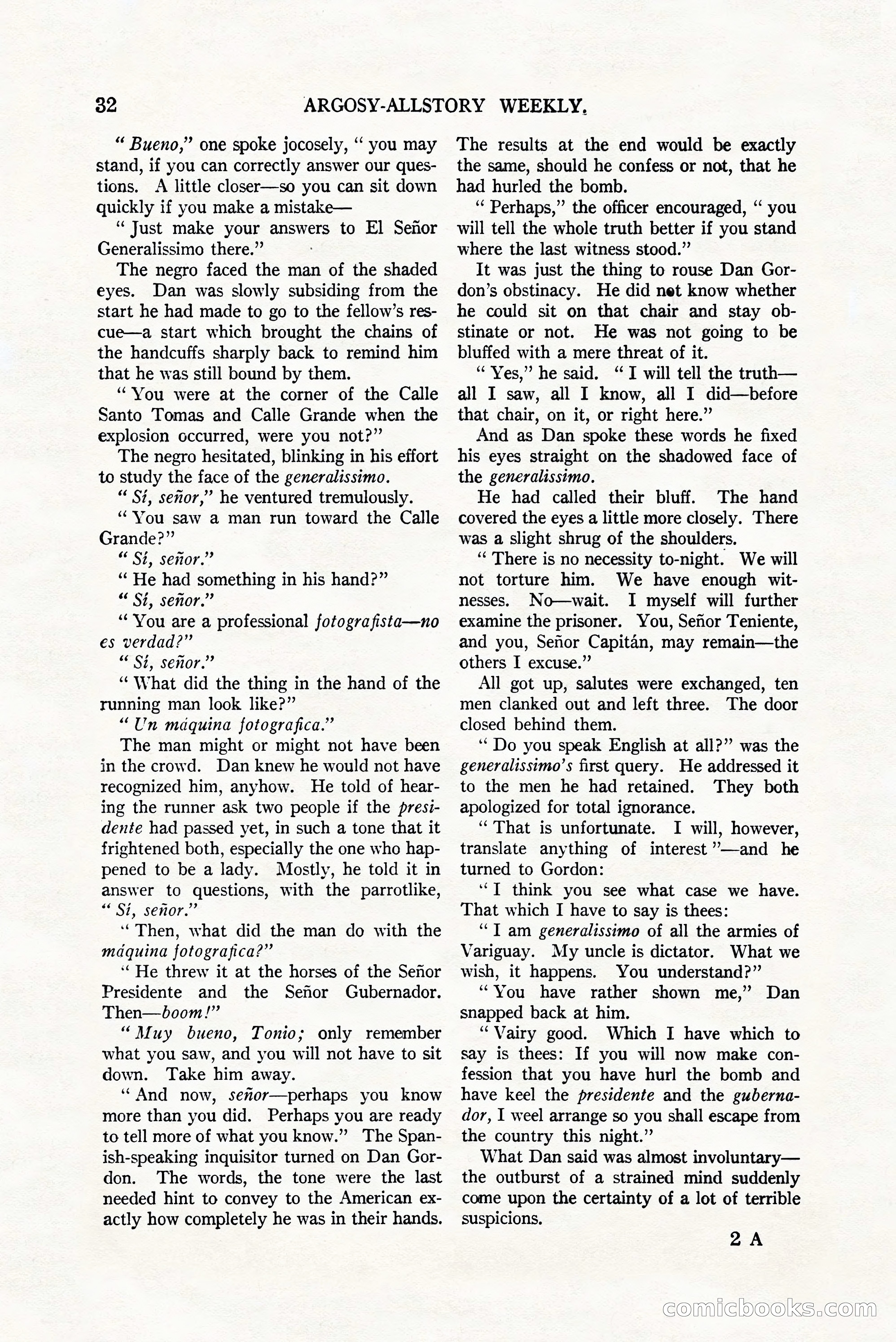 Argosy All-Story Weekly, July 8, 1922 — page 42 of 176
