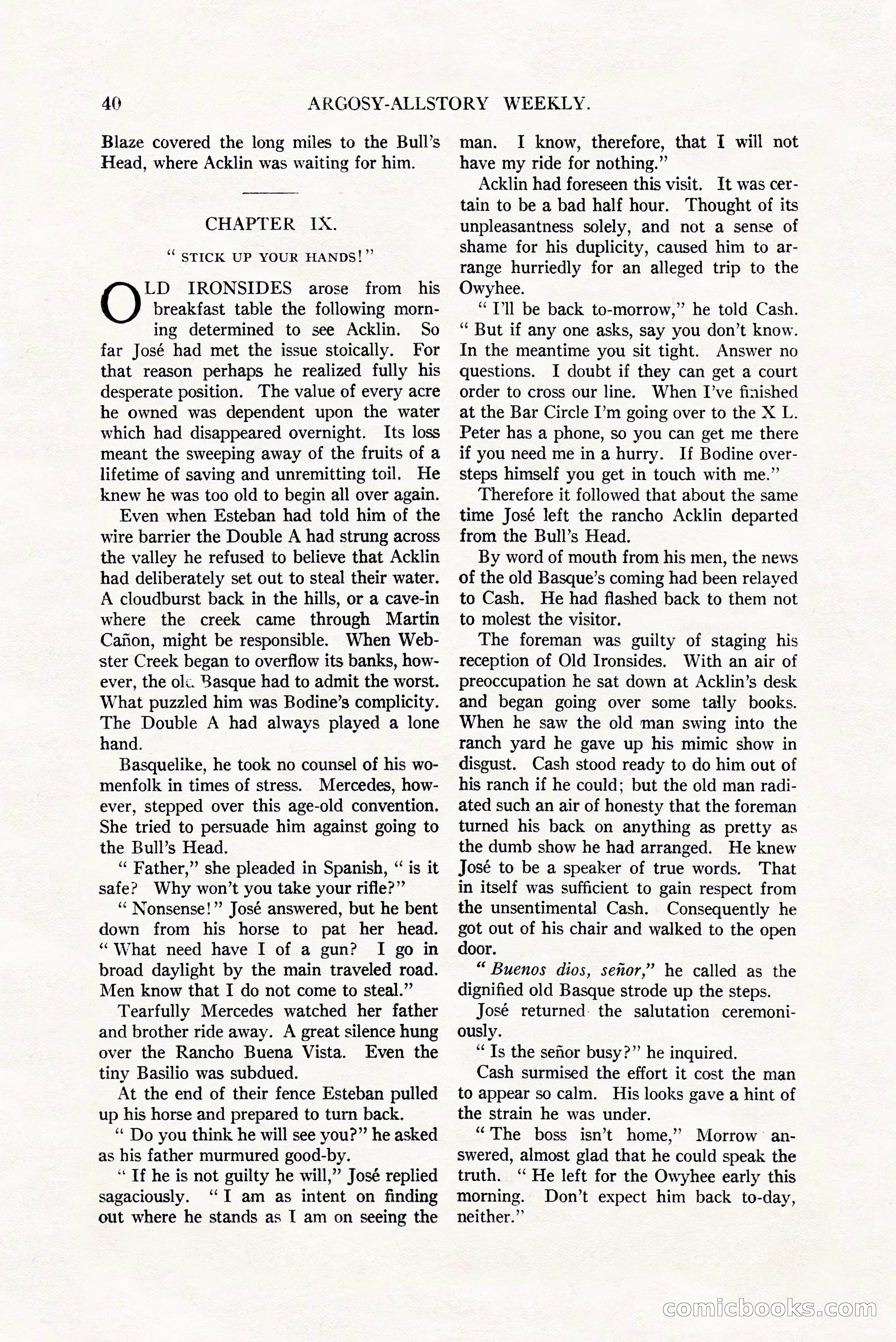 Argosy All-Story Weekly, July 8, 1922 — page 50 of 176