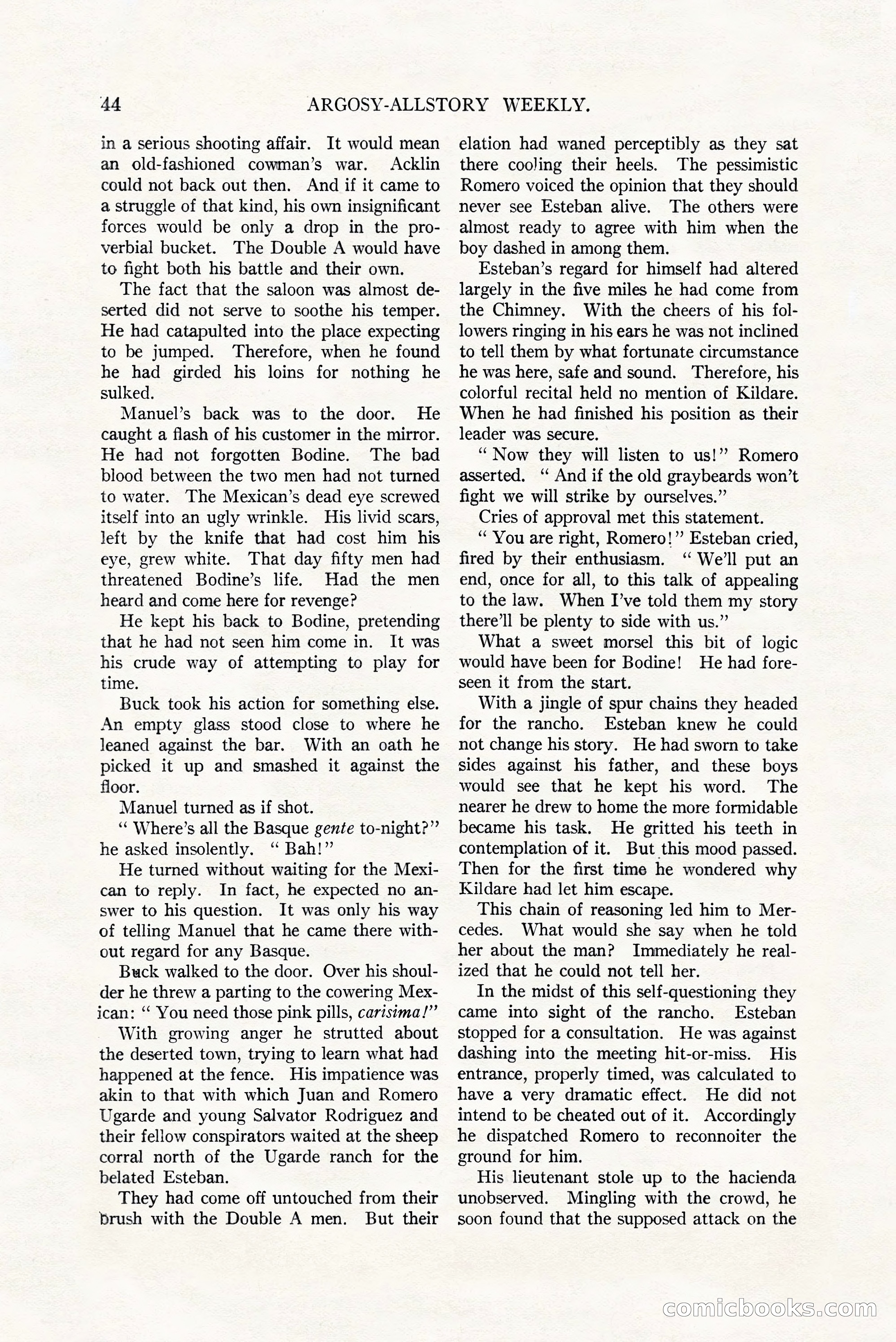 Argosy All-Story Weekly, July 8, 1922 — page 54 of 176