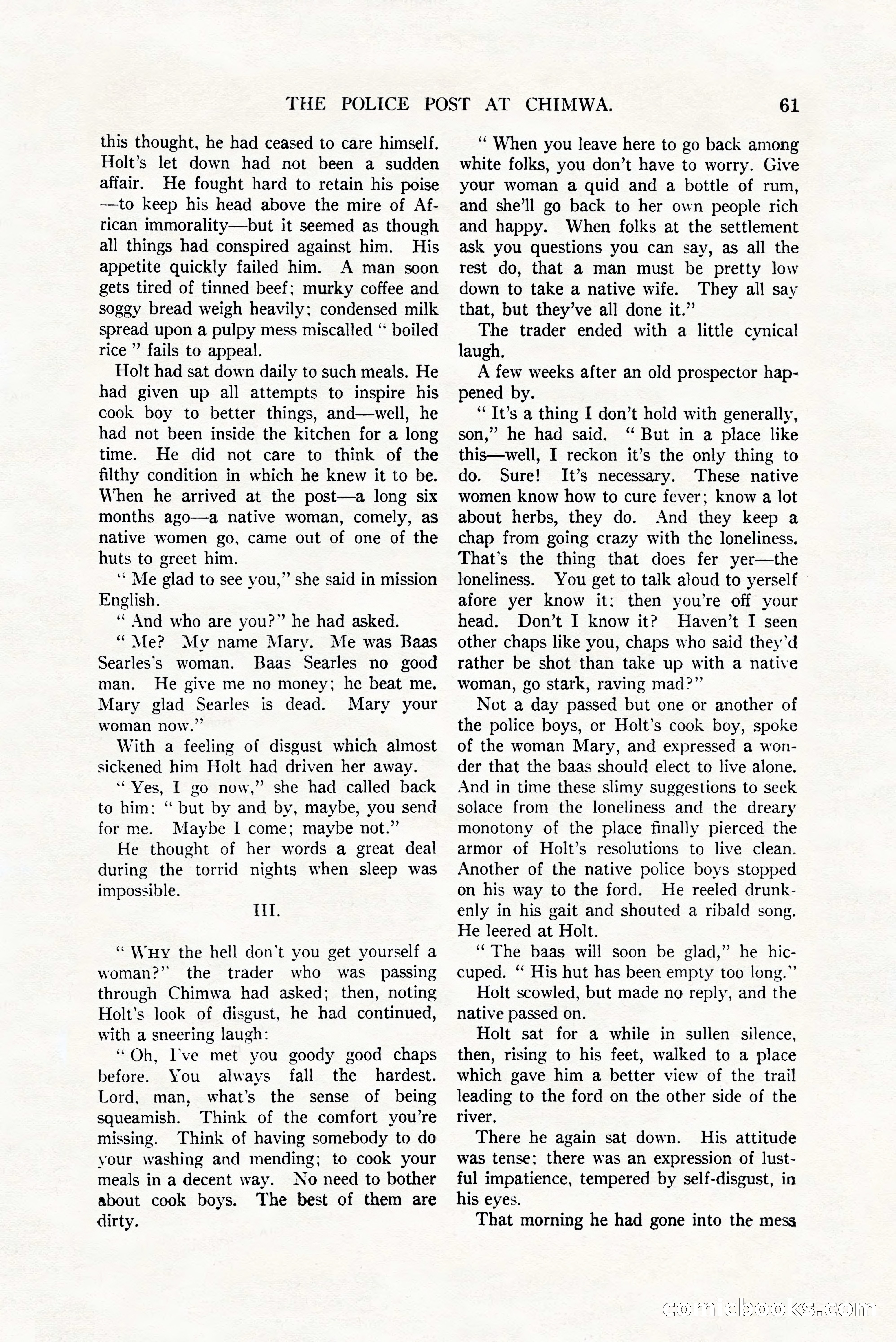 Argosy All-Story Weekly, July 8, 1922 — page 71 of 176