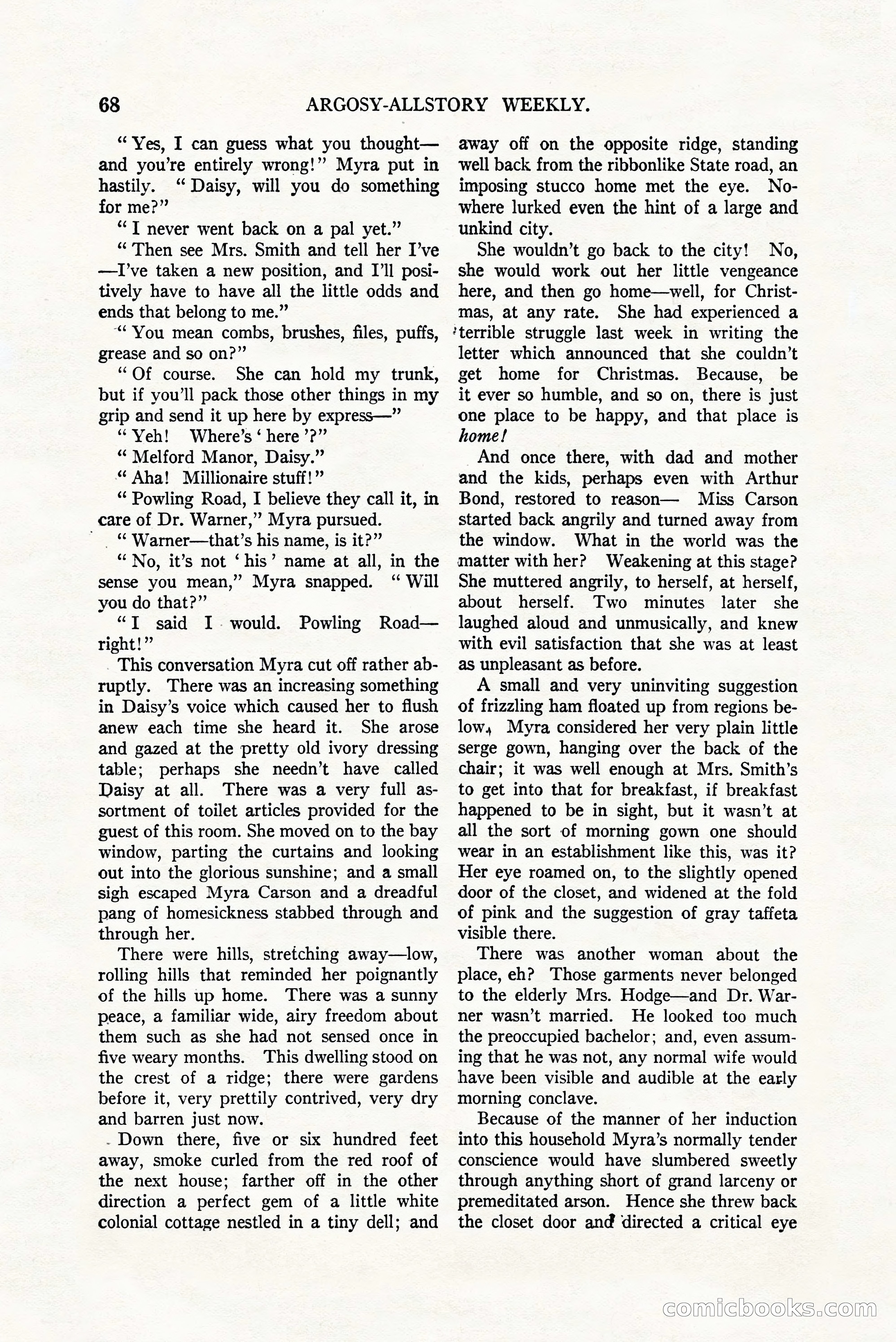 Argosy All-Story Weekly, July 8, 1922 — page 78 of 176