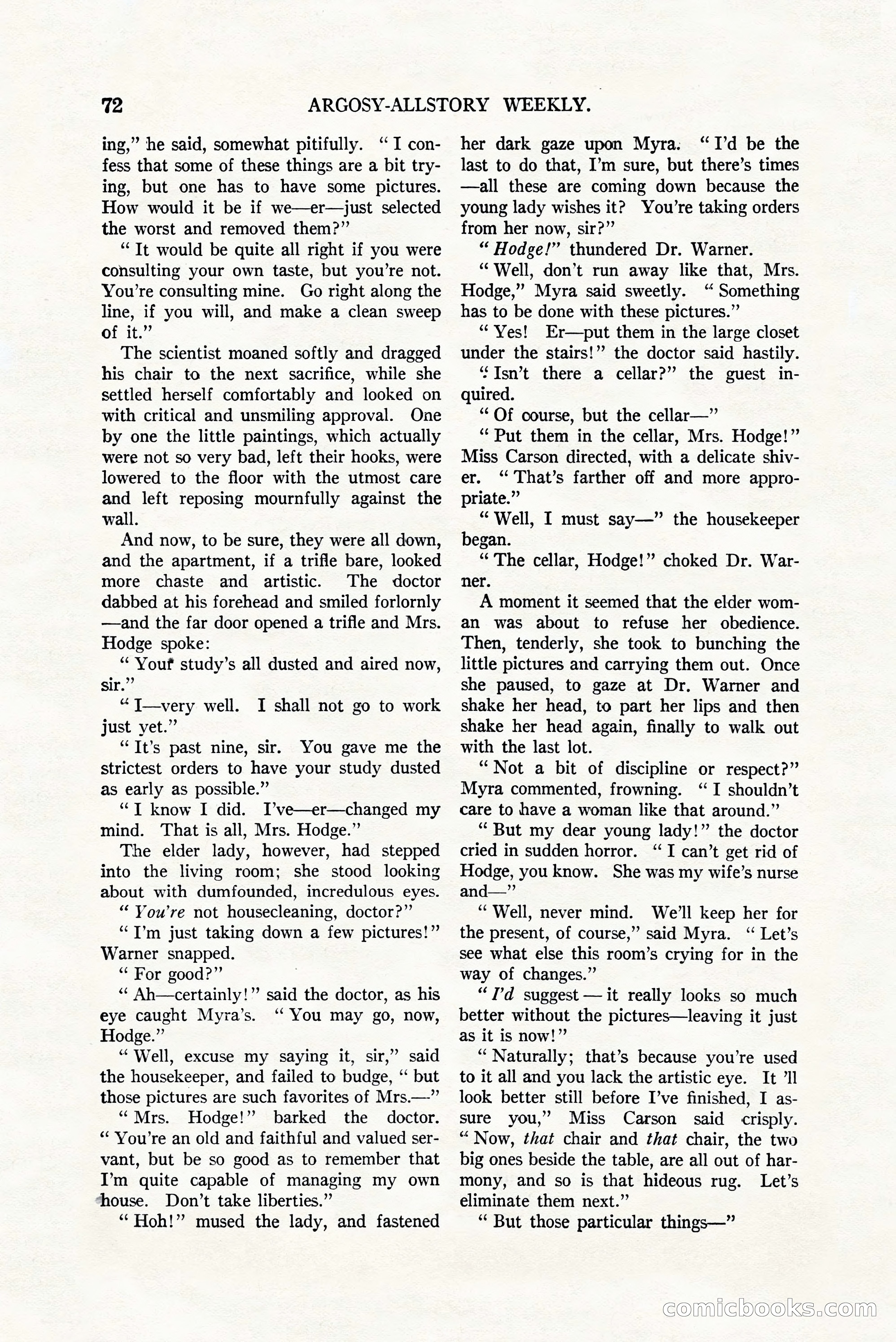 Argosy All-Story Weekly, July 8, 1922 — page 82 of 176