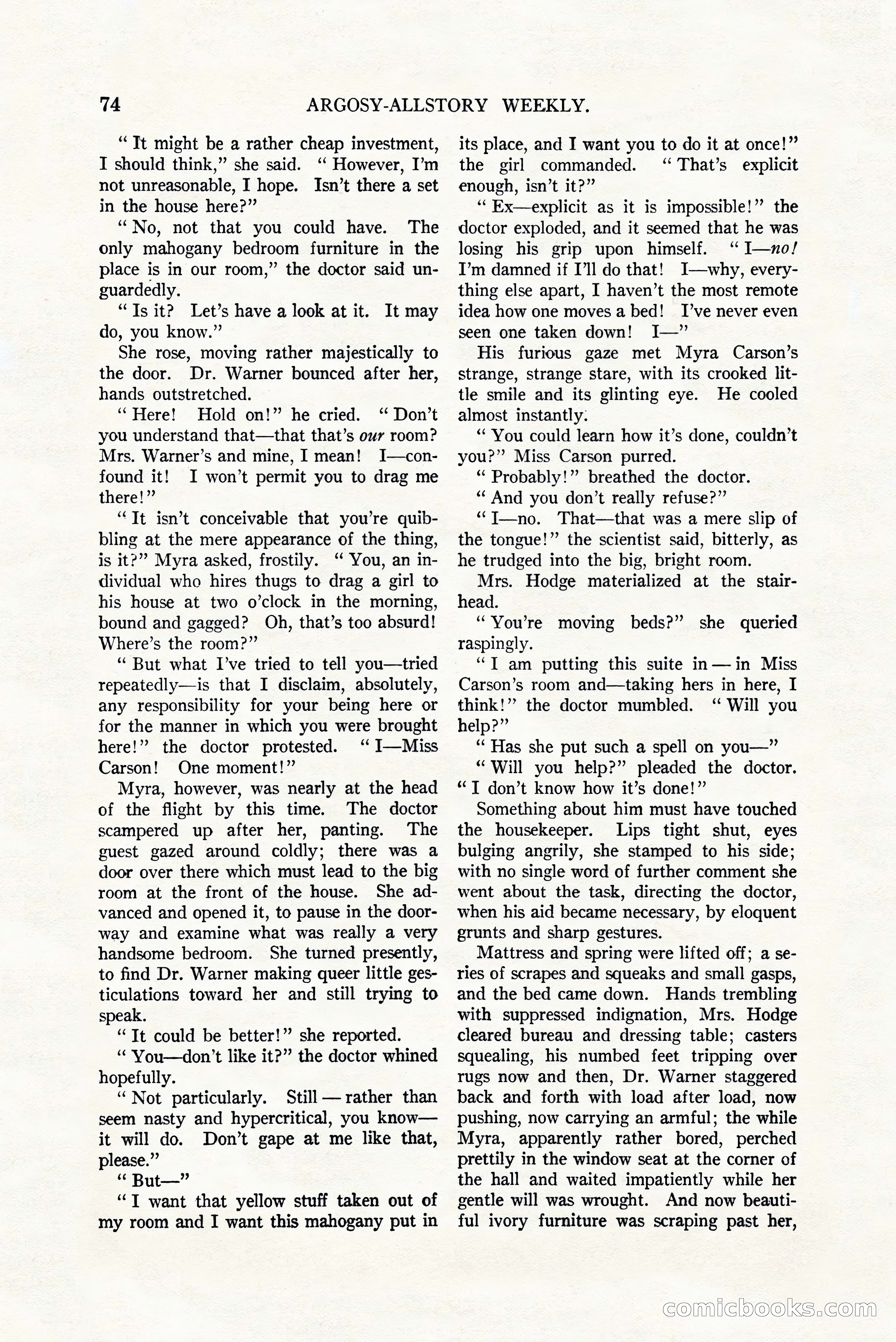 Argosy All-Story Weekly, July 8, 1922 — page 84 of 176